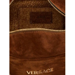 Brown Calfskin Shoulder Bag