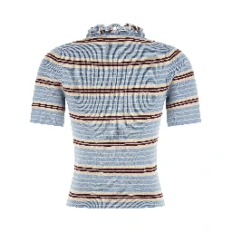 Blue Textile T-Shirt