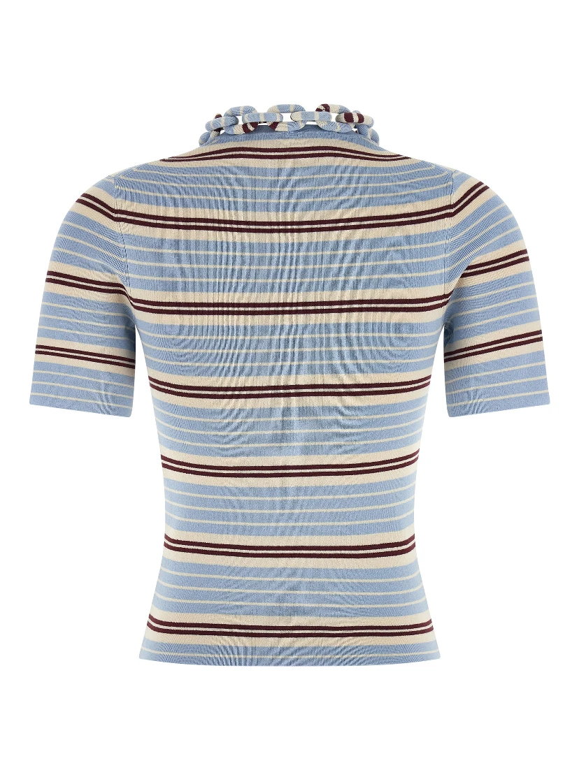 Blue Textile T-Shirt