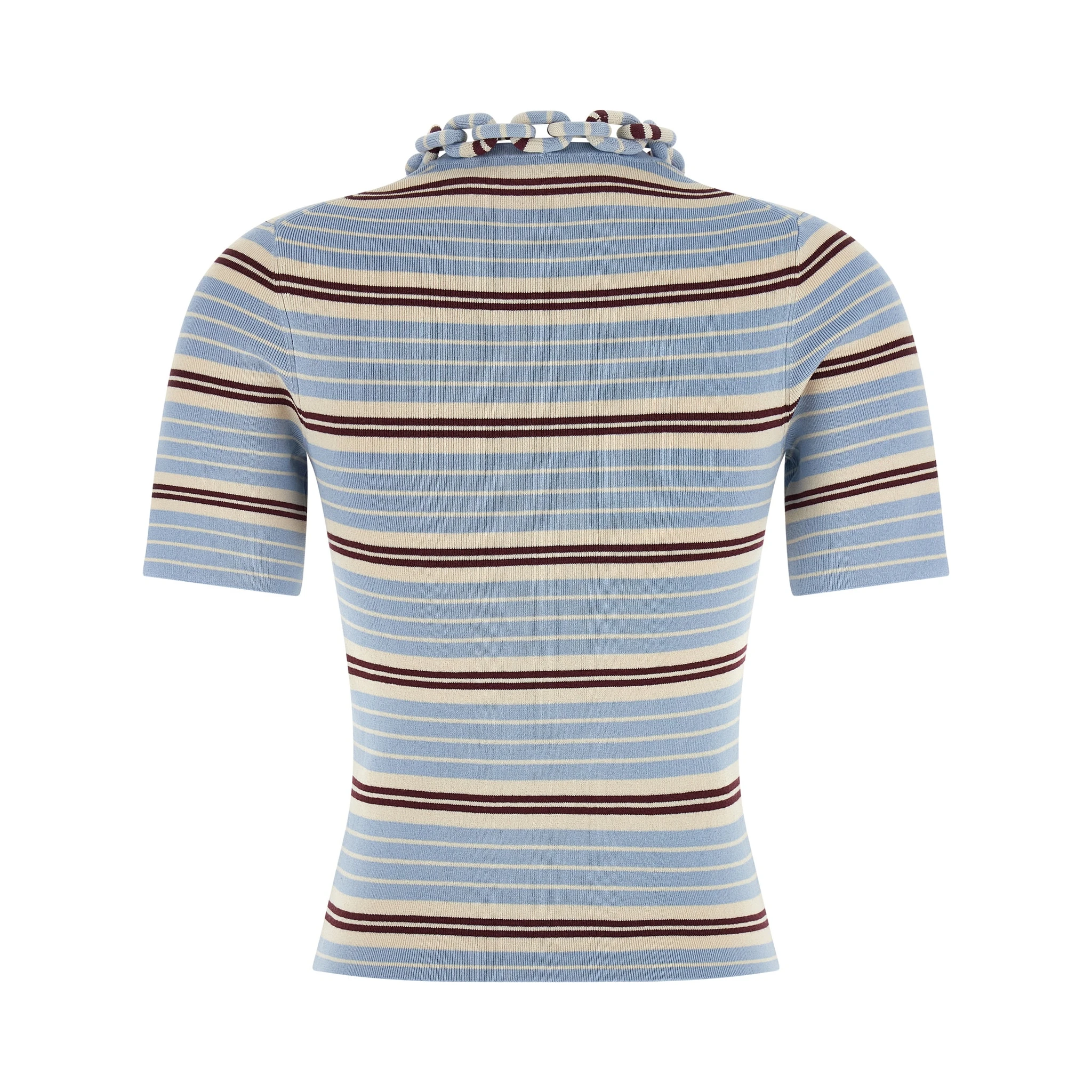 Blue Textile T-Shirt