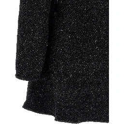 Black Cotton Short Dress