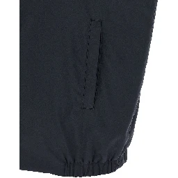 Blue Cotton Sleeveless Jacket