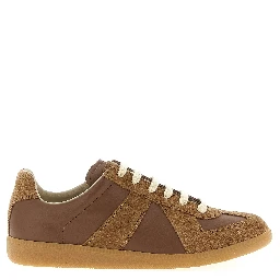 Brown Calfskin Sneakers