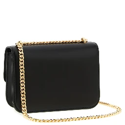 Black Calfskin Crossbody Bag