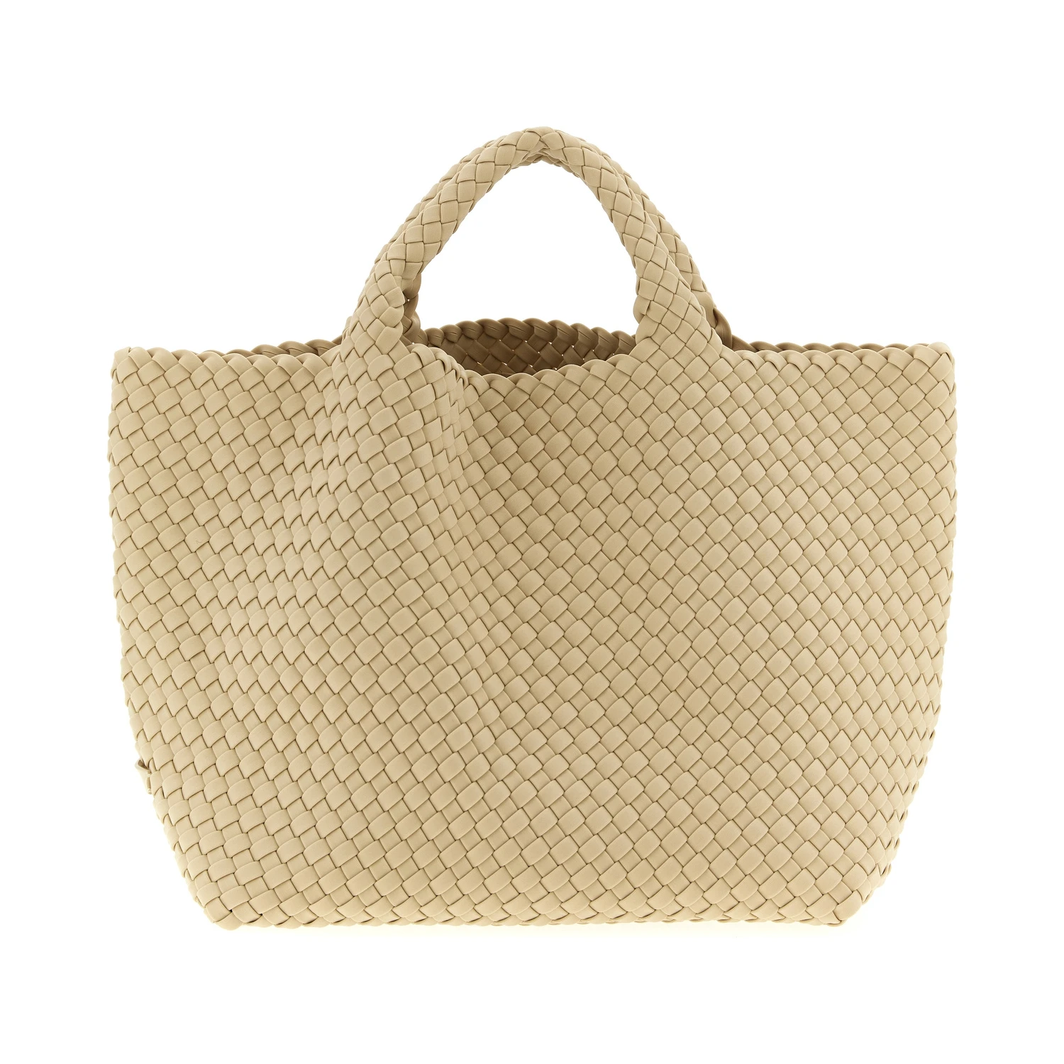 Beige Neoprene Tote Bag