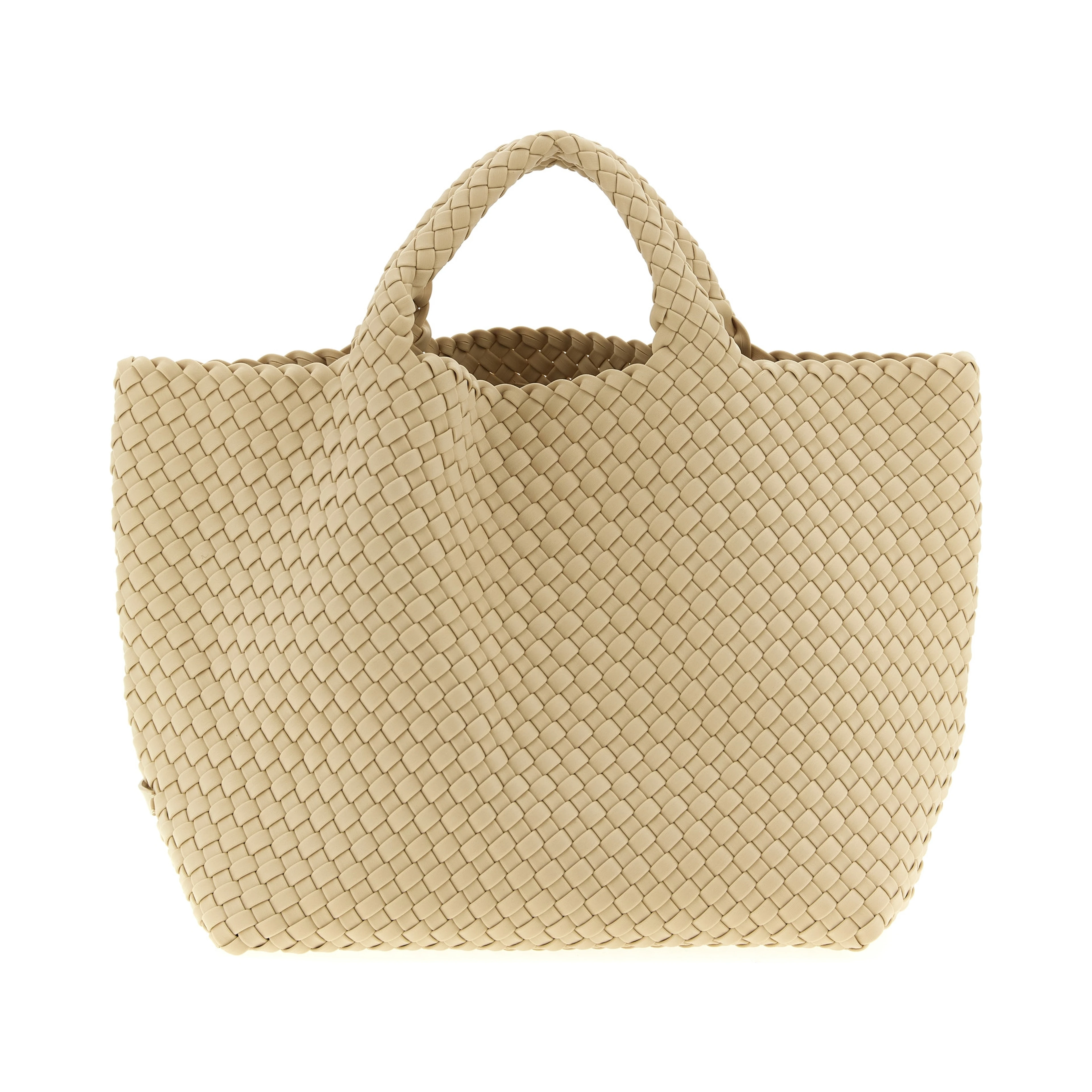 Beige Neoprene Tote Bag