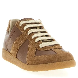 Brown Calfskin Sneakers