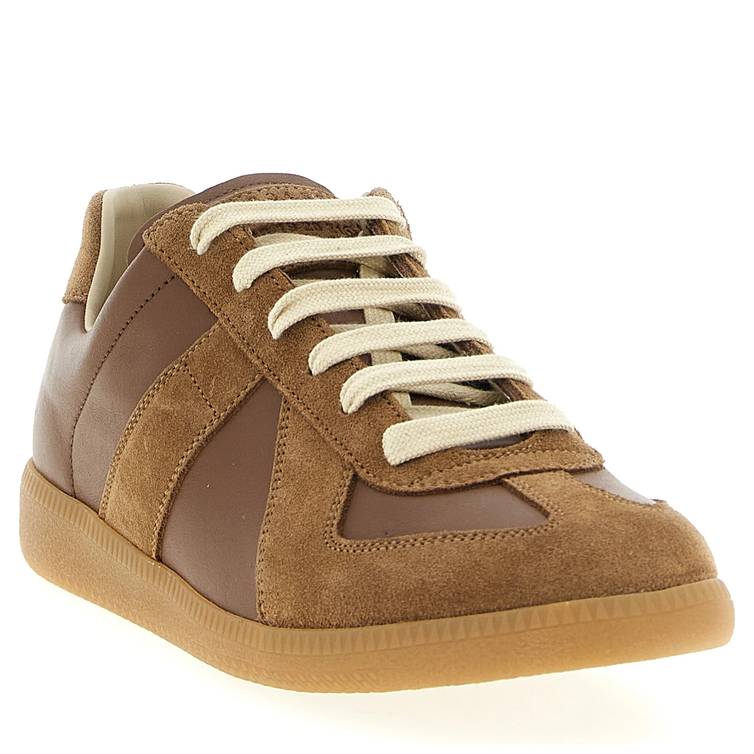 Brown Calfskin Sneakers