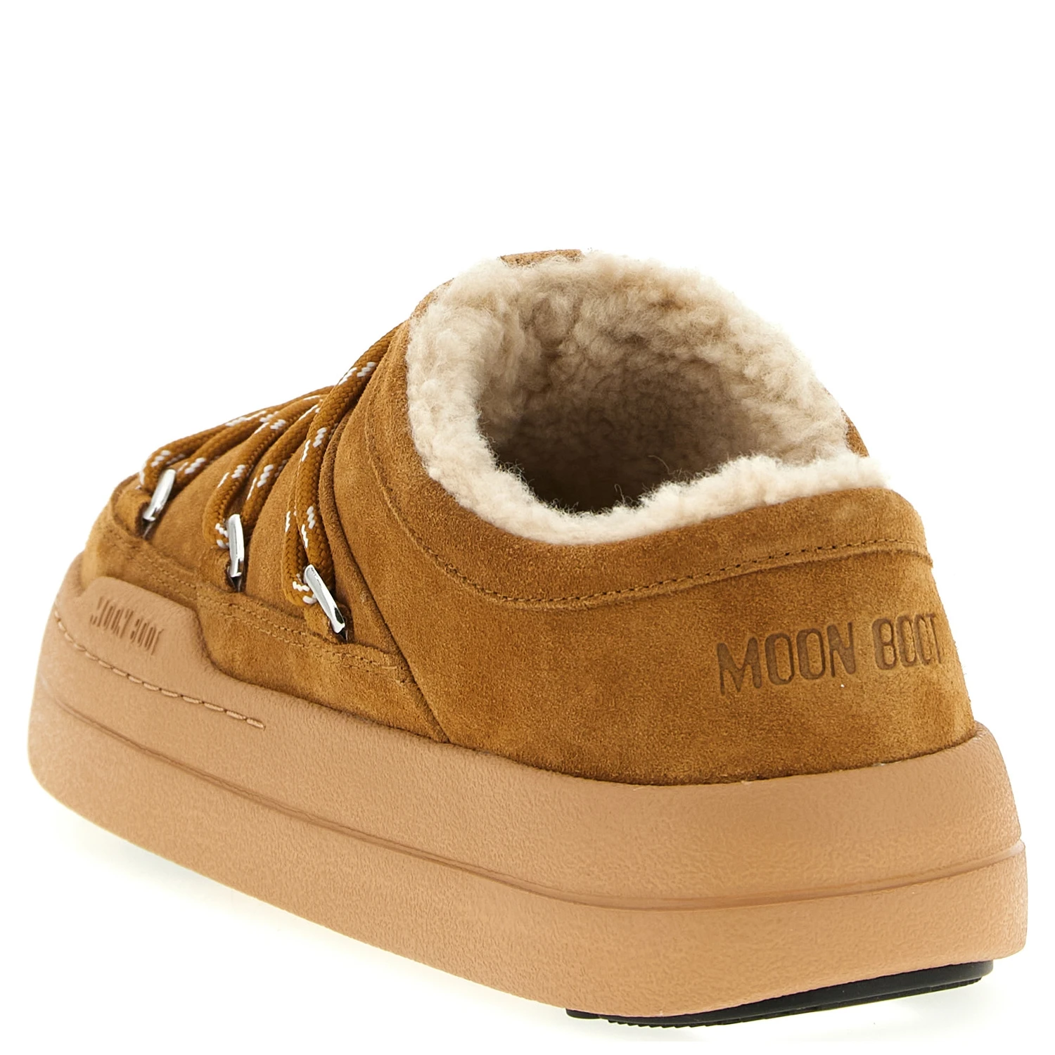 Brown Suede Leather Mules