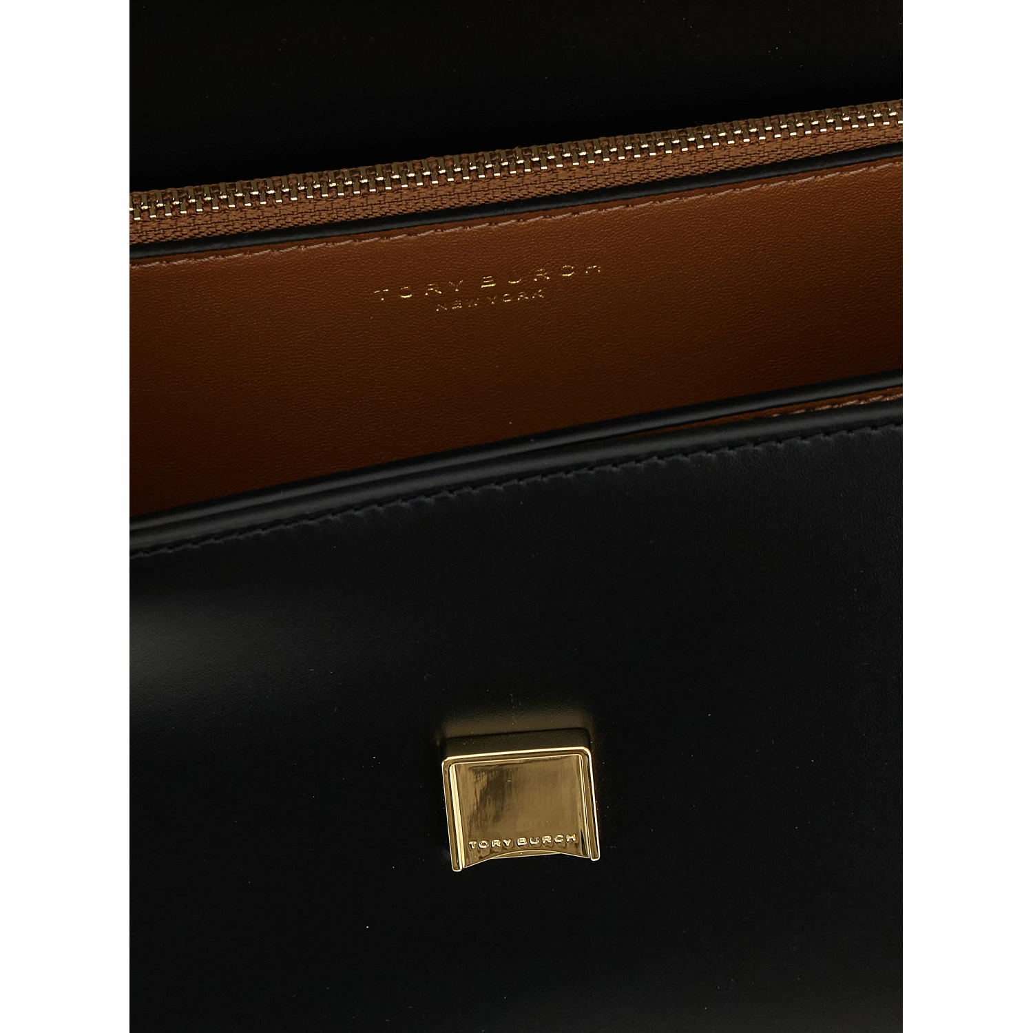 Black Calfskin Crossbody Bag