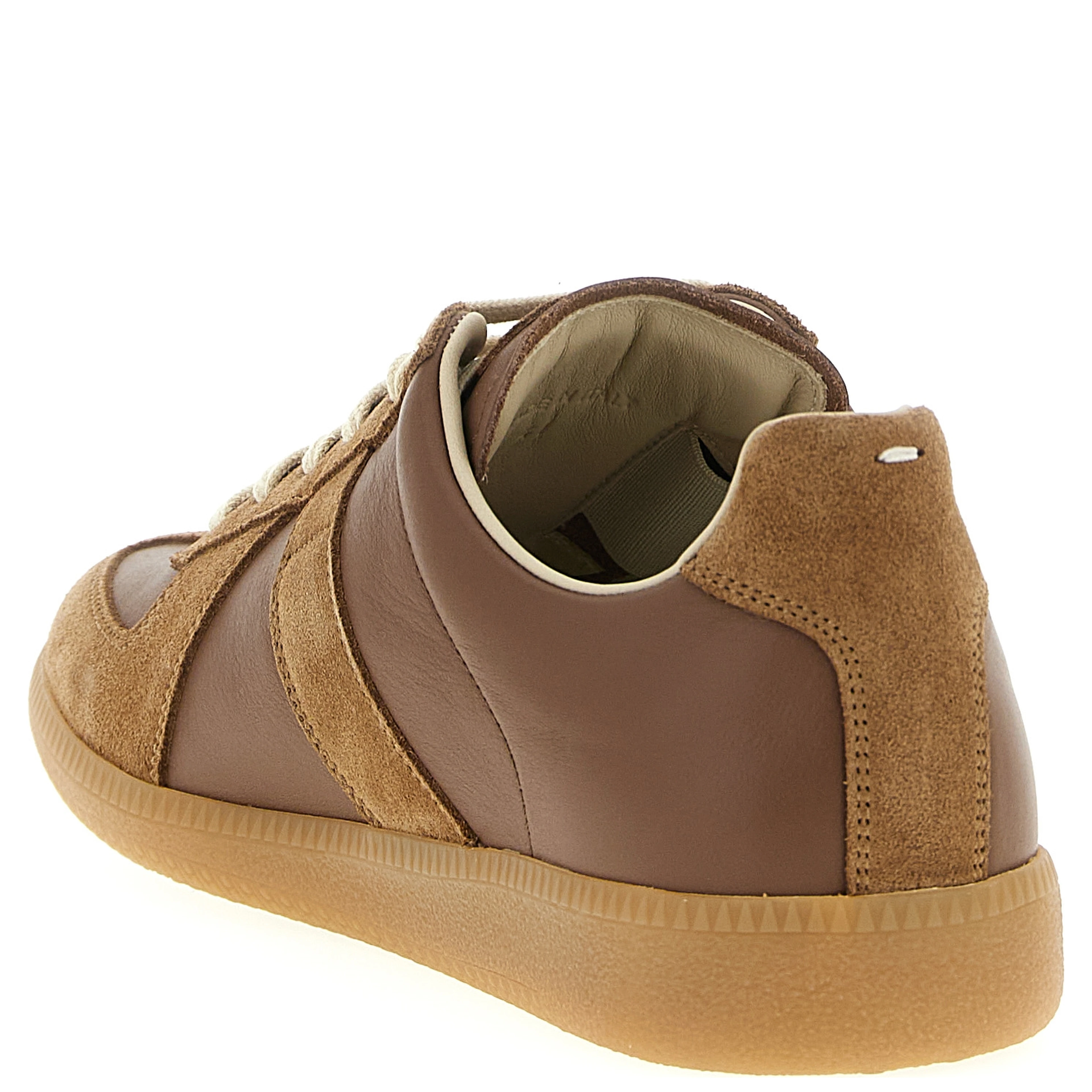 Brown Calfskin Sneakers