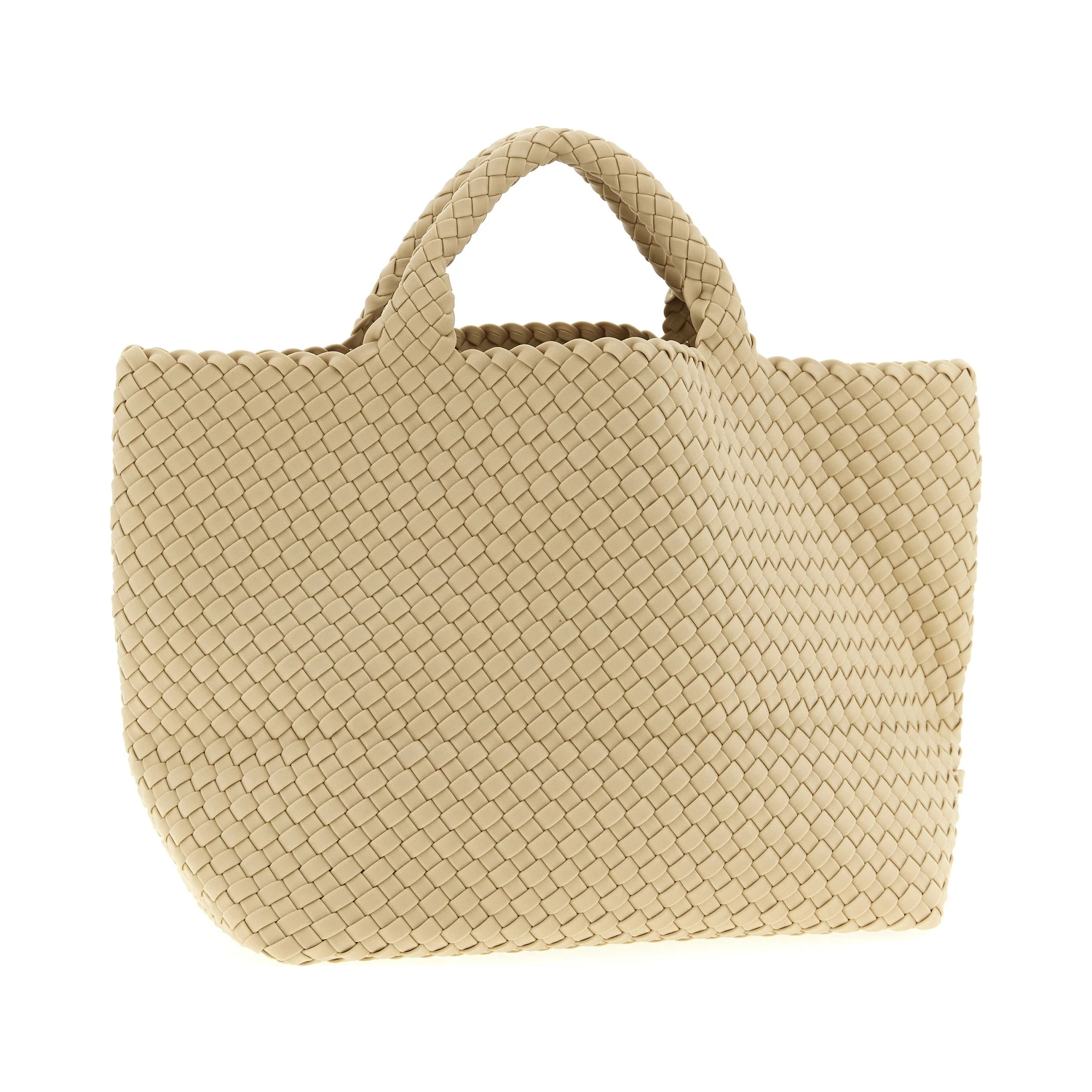 Beige Neoprene Tote Bag