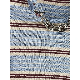 Blue Textile T-Shirt