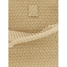 Beige Neoprene Tote Bag
