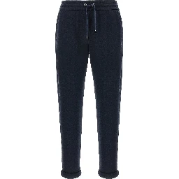 Blue Cotton Joggers (Workout Pants)
