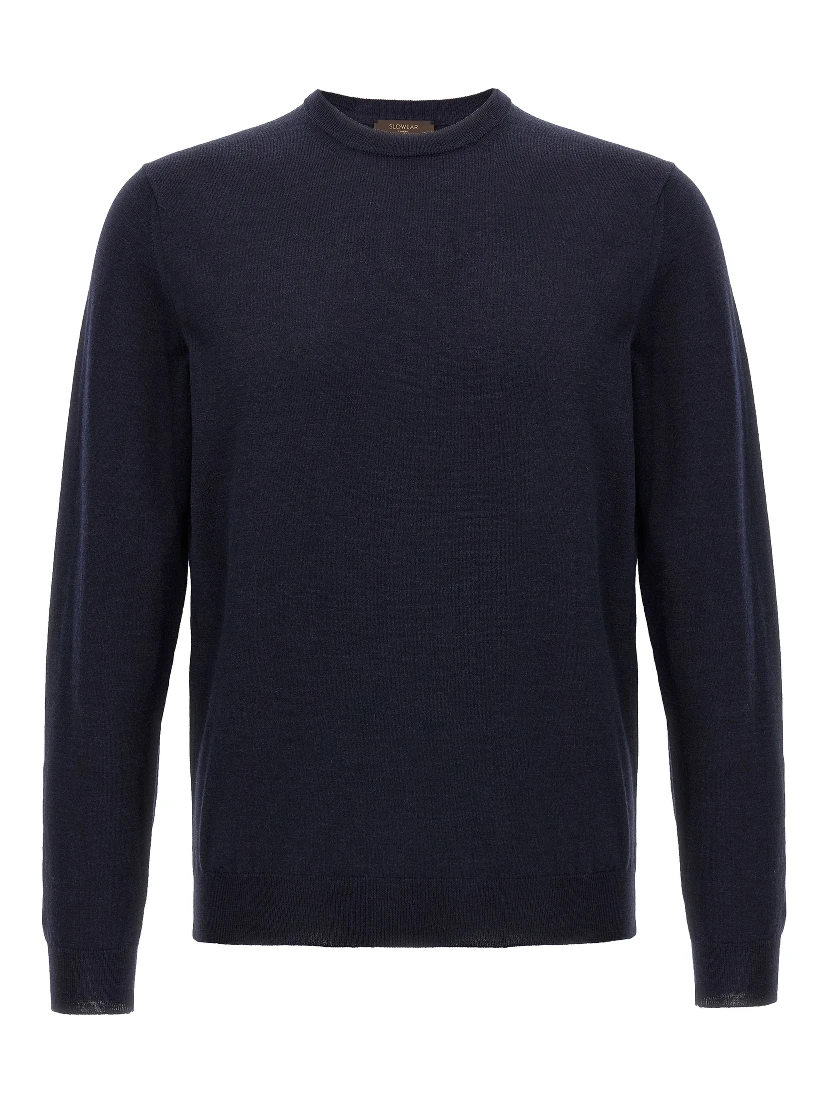 Blue Virgin Wool Cardigan
