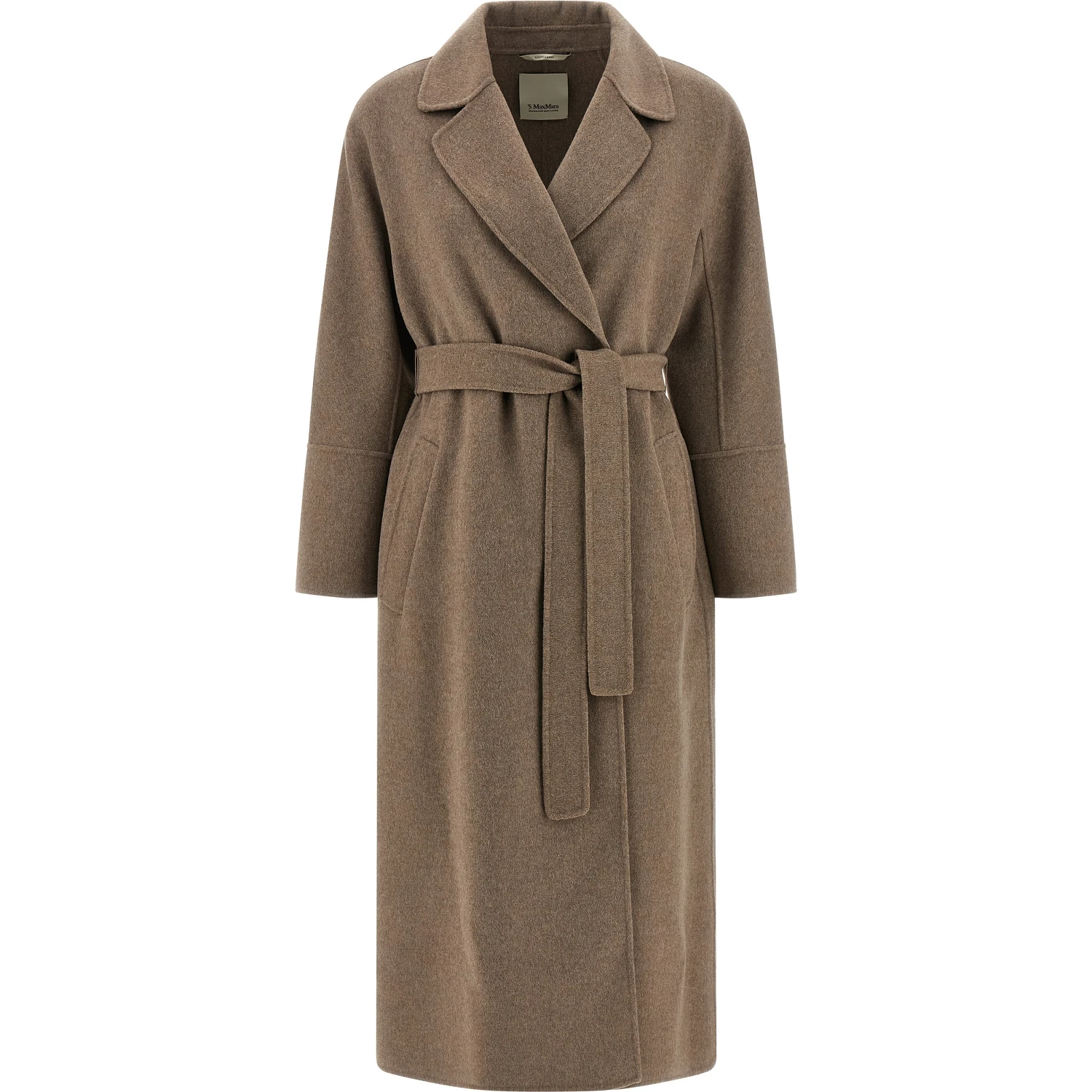 Brown Virgin Wool Coat