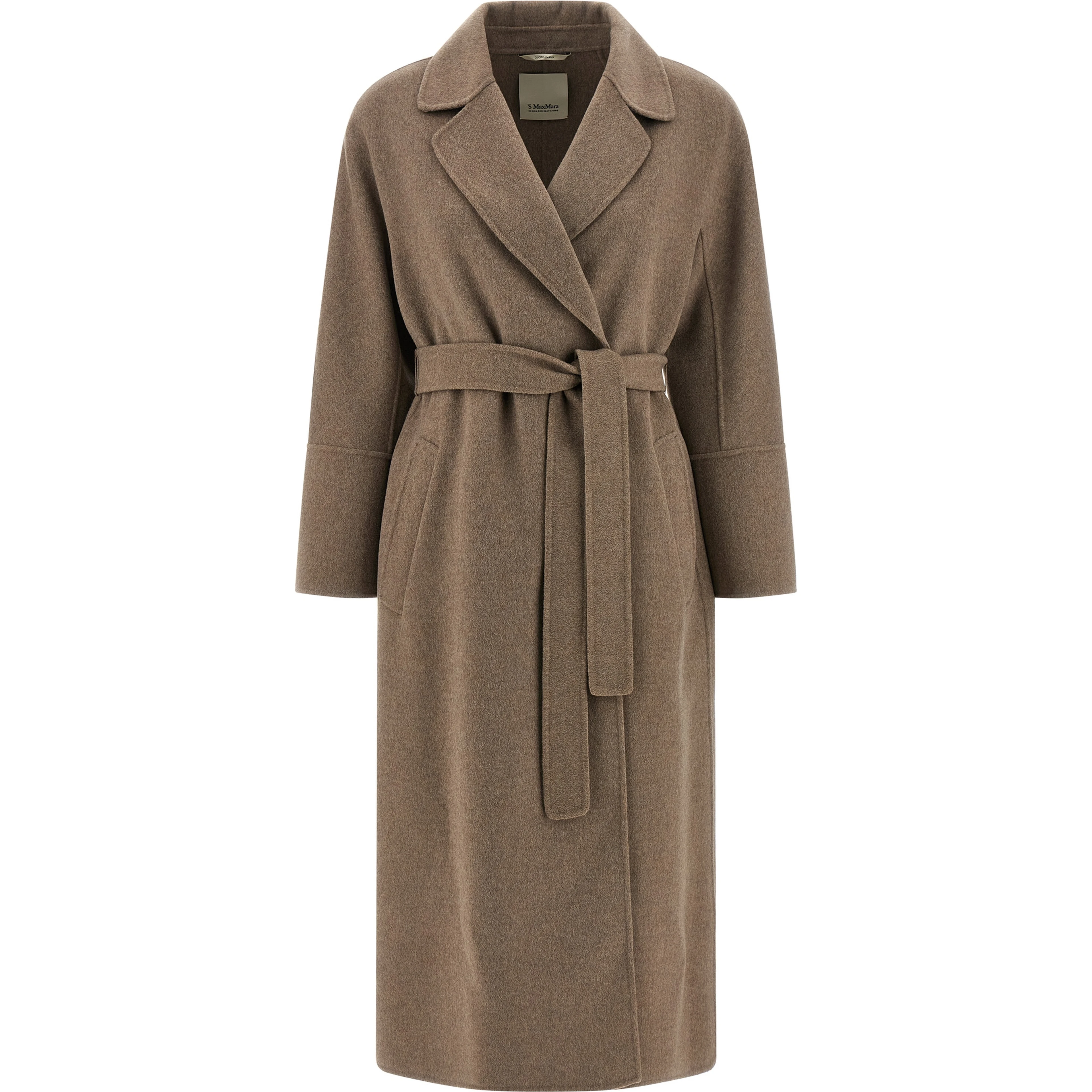Brown Virgin Wool Coat