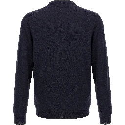 Blue Virgin Wool Cardigan