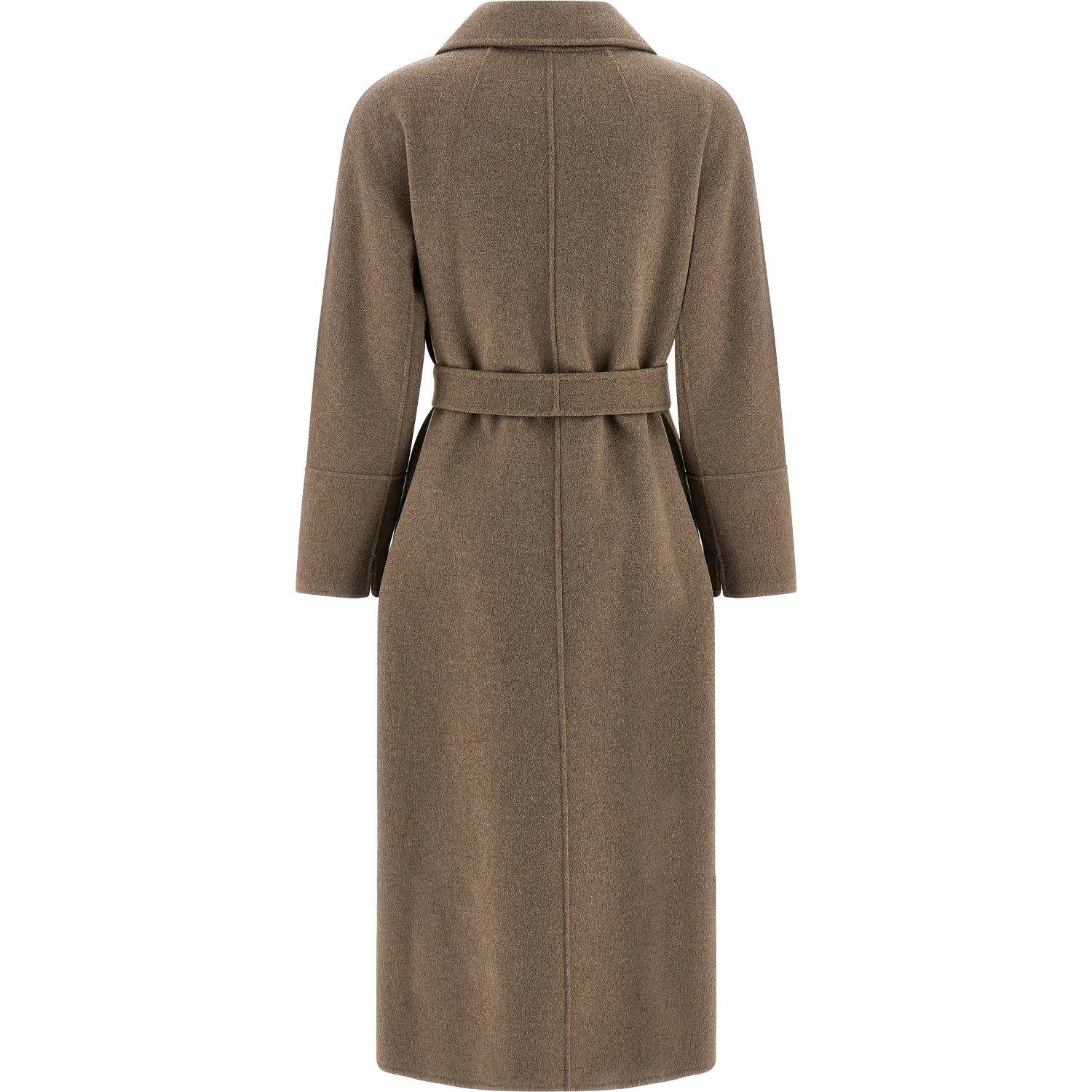 Brown Virgin Wool Coat