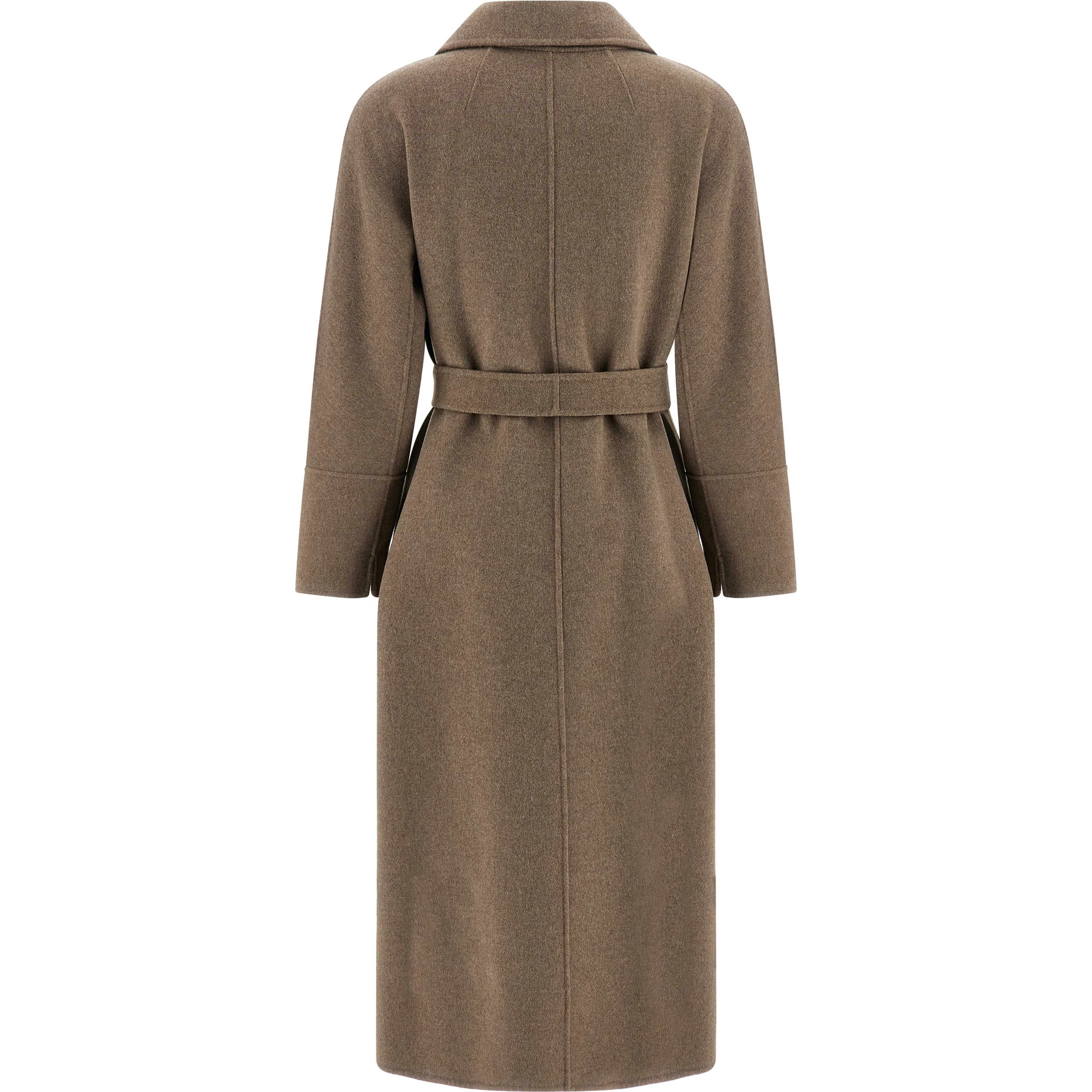 Brown Virgin Wool Coat
