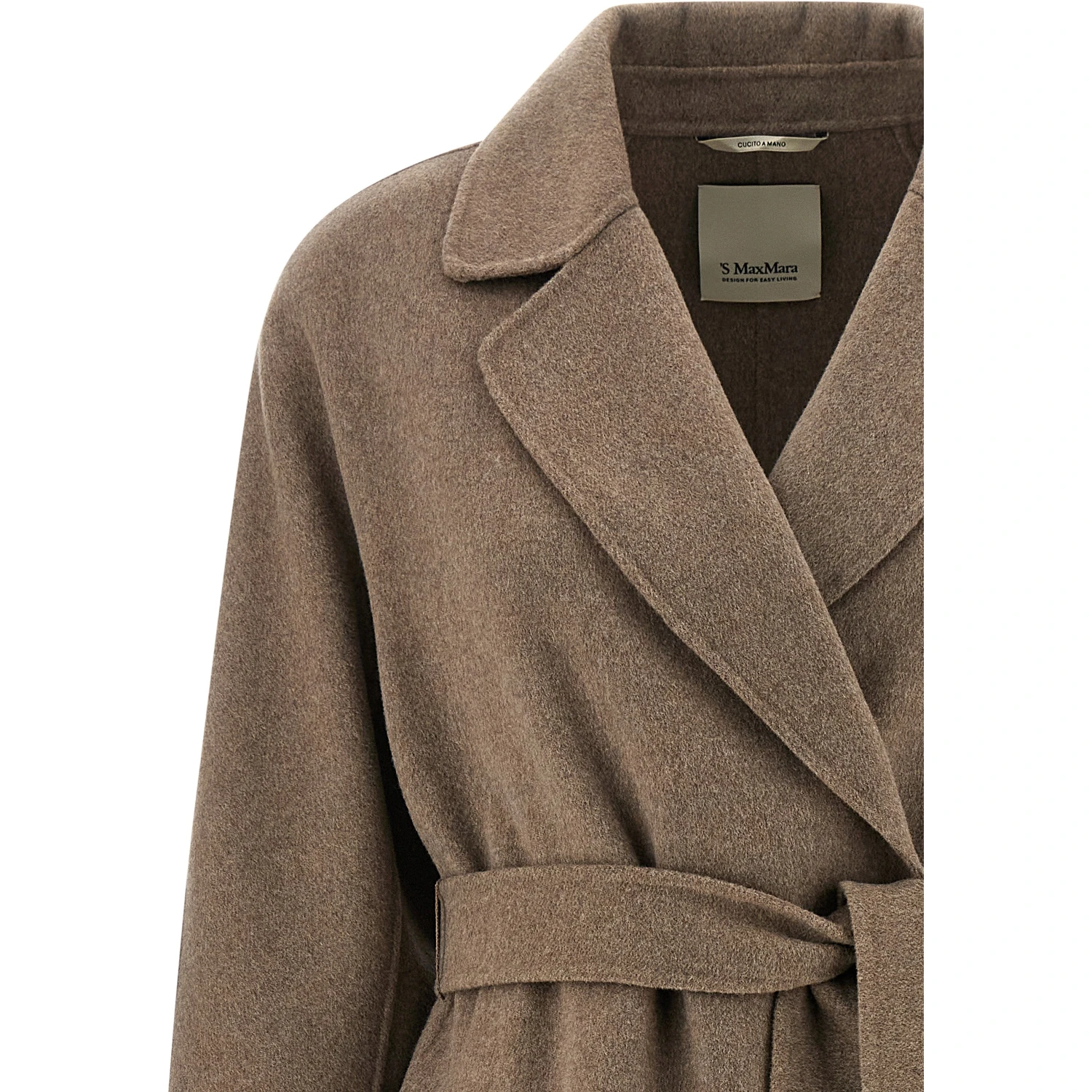 Brown Virgin Wool Coat