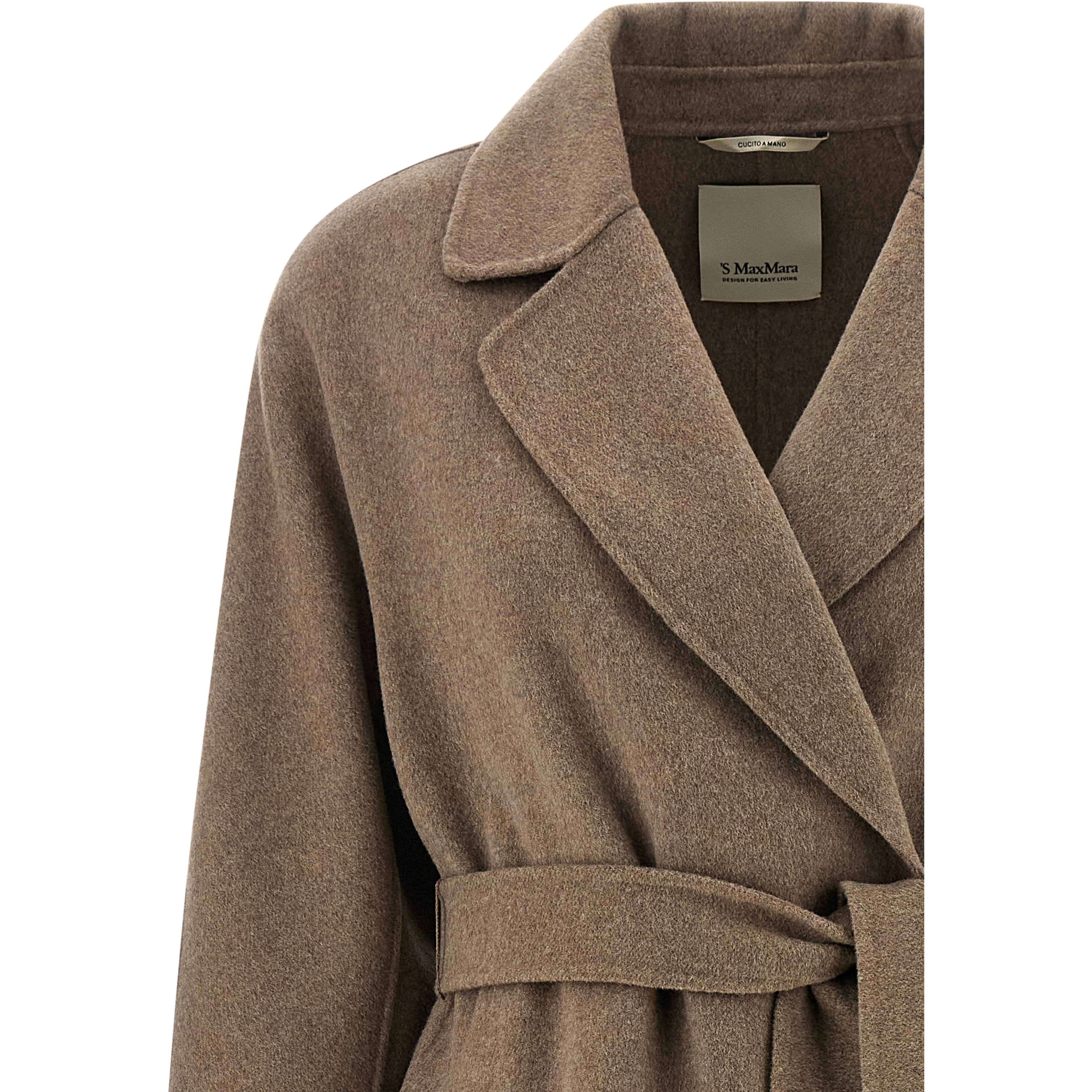 Brown Virgin Wool Coat
