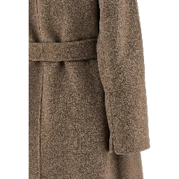 Brown Virgin Wool Coat