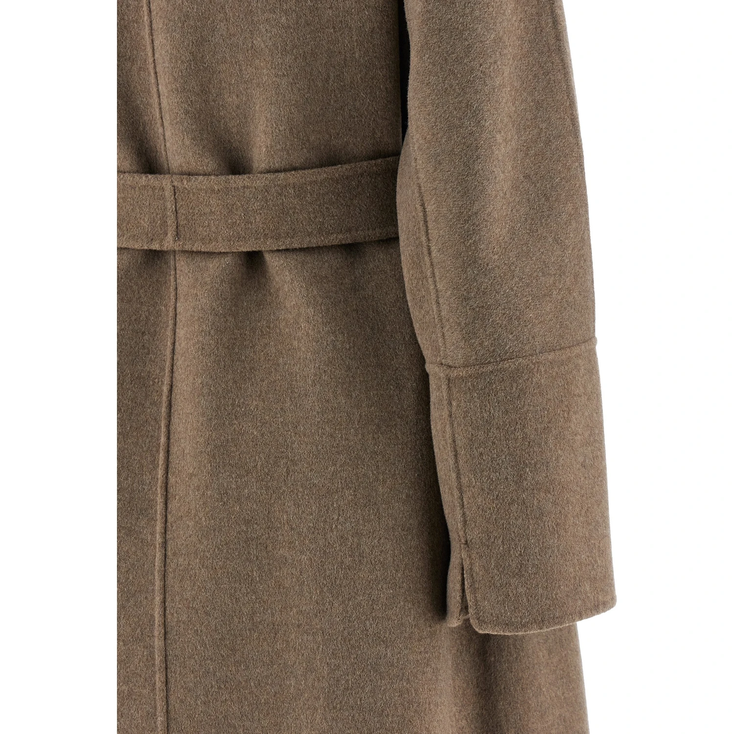 Brown Virgin Wool Coat