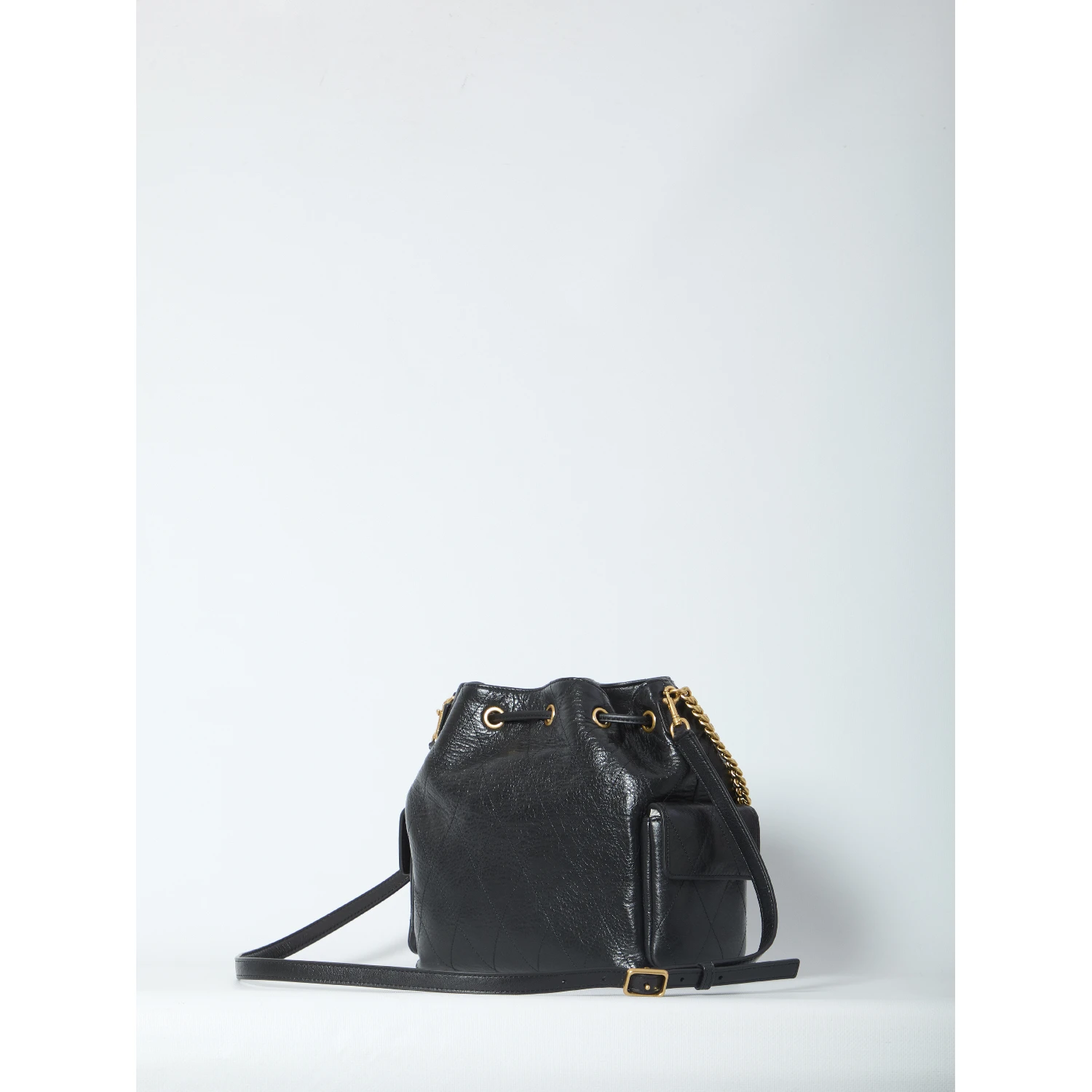 Charlie quilted drawstring bag