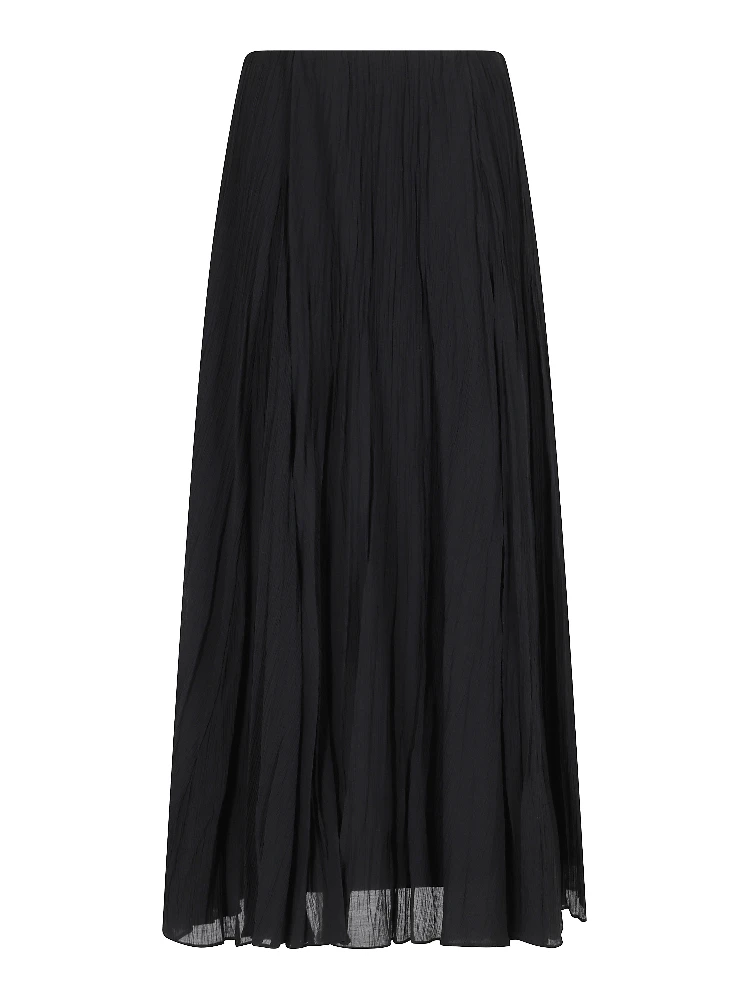 CRINKLED MAXI SKIRT