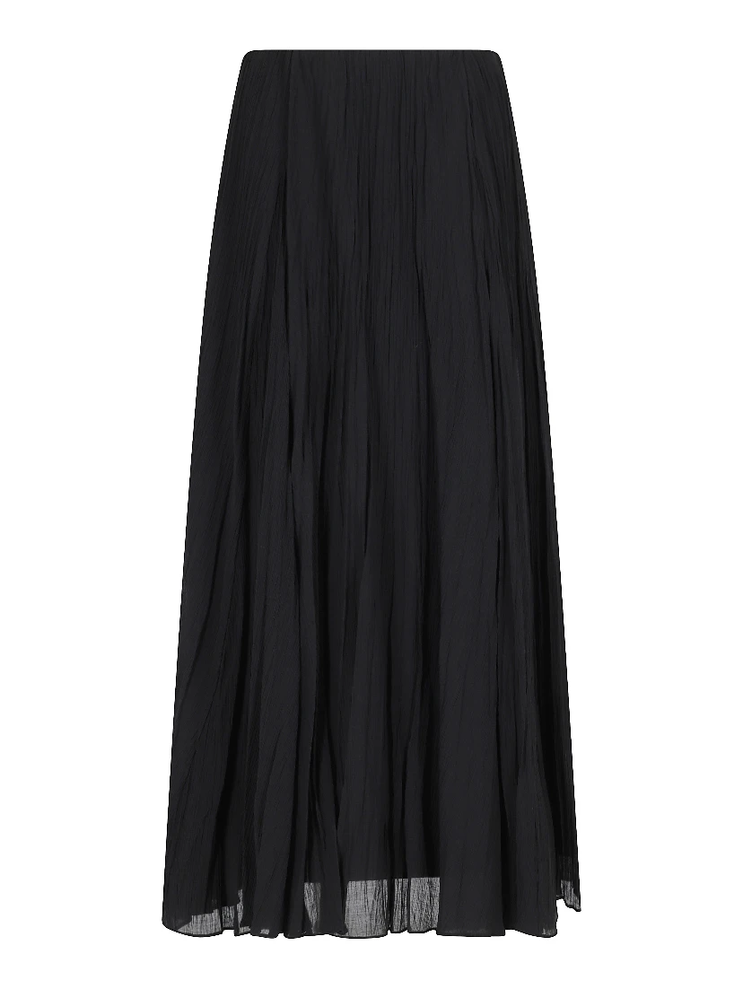 CRINKLED MAXI SKIRT