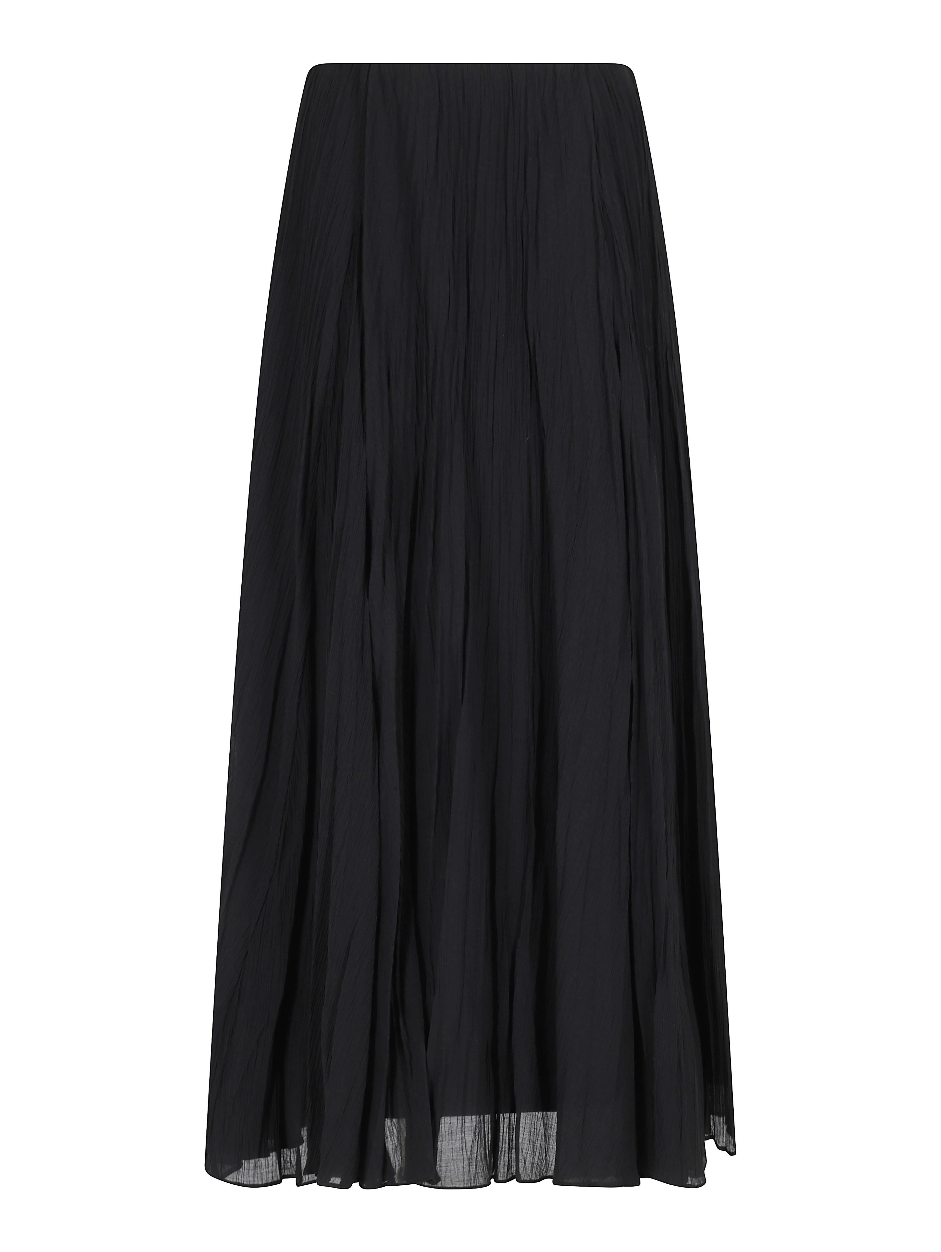 CRINKLED MAXI SKIRT