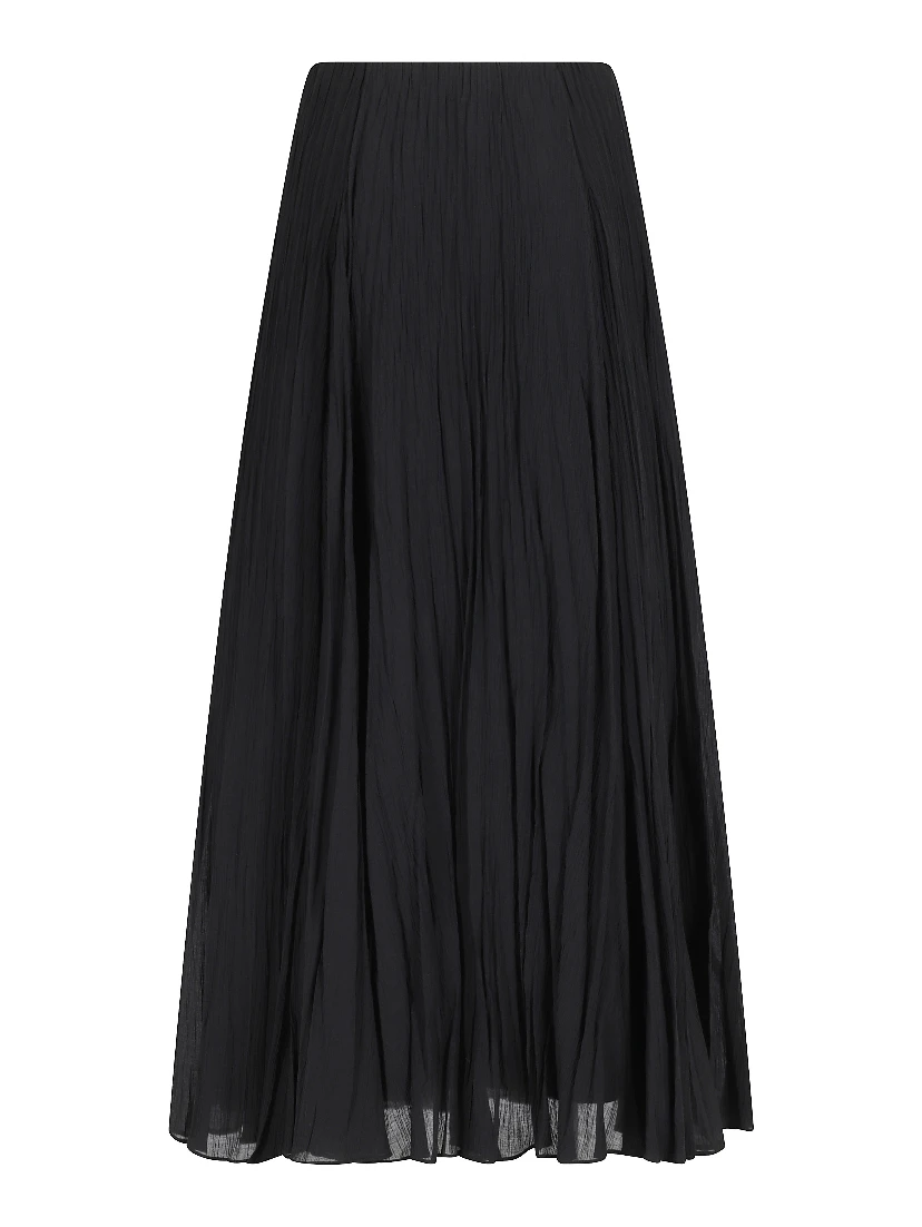 CRINKLED MAXI SKIRT