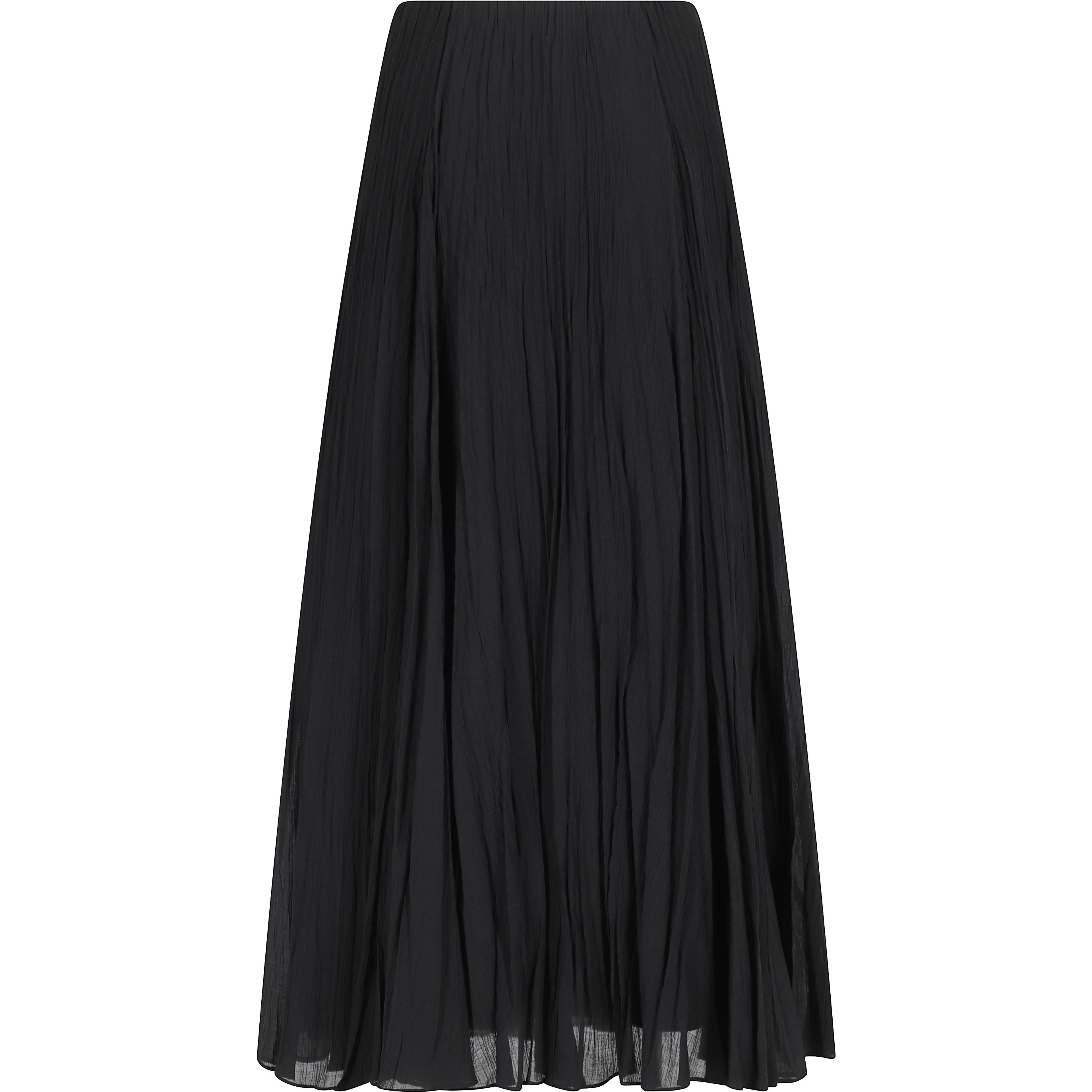 CRINKLED MAXI SKIRT