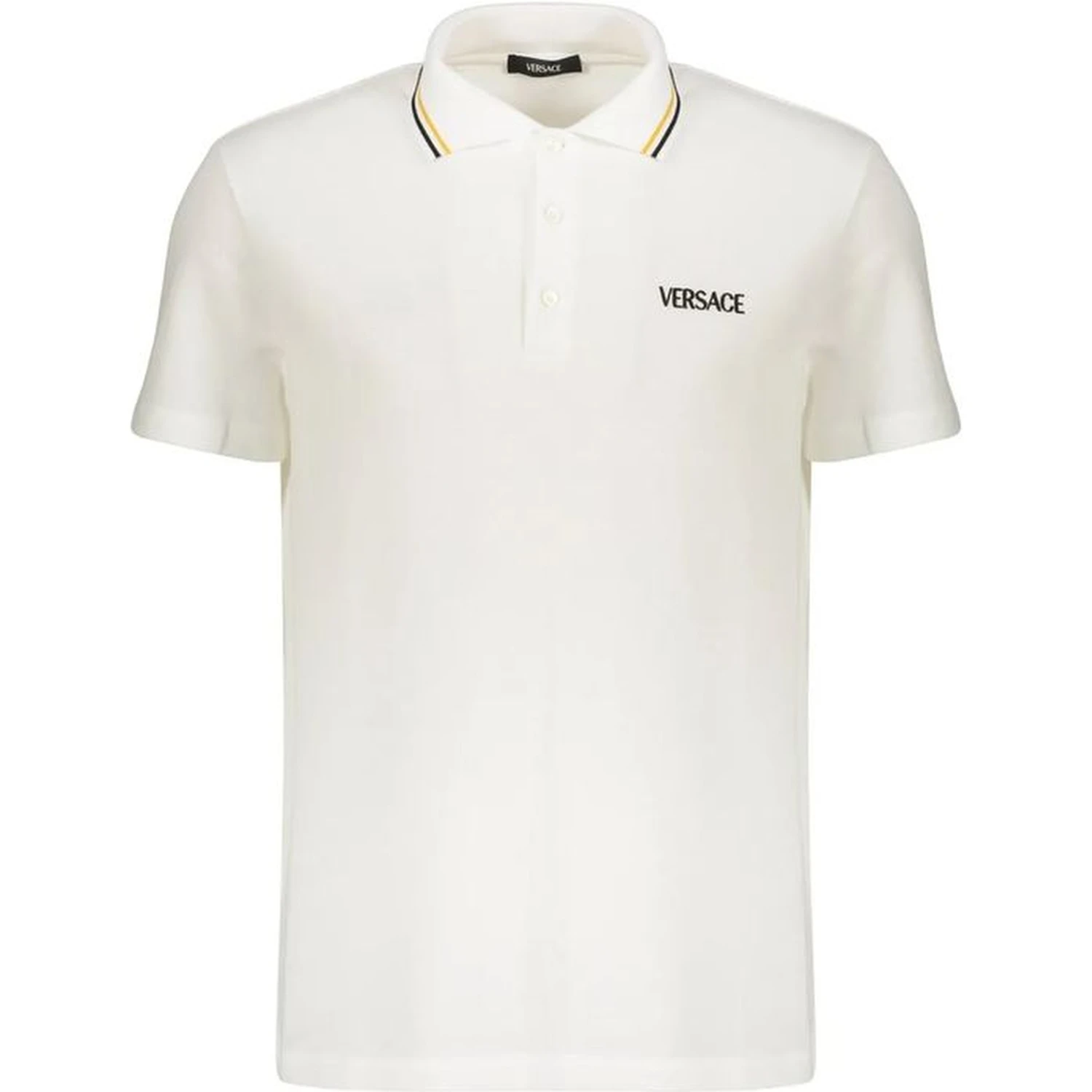White Cotton Polo Shirt