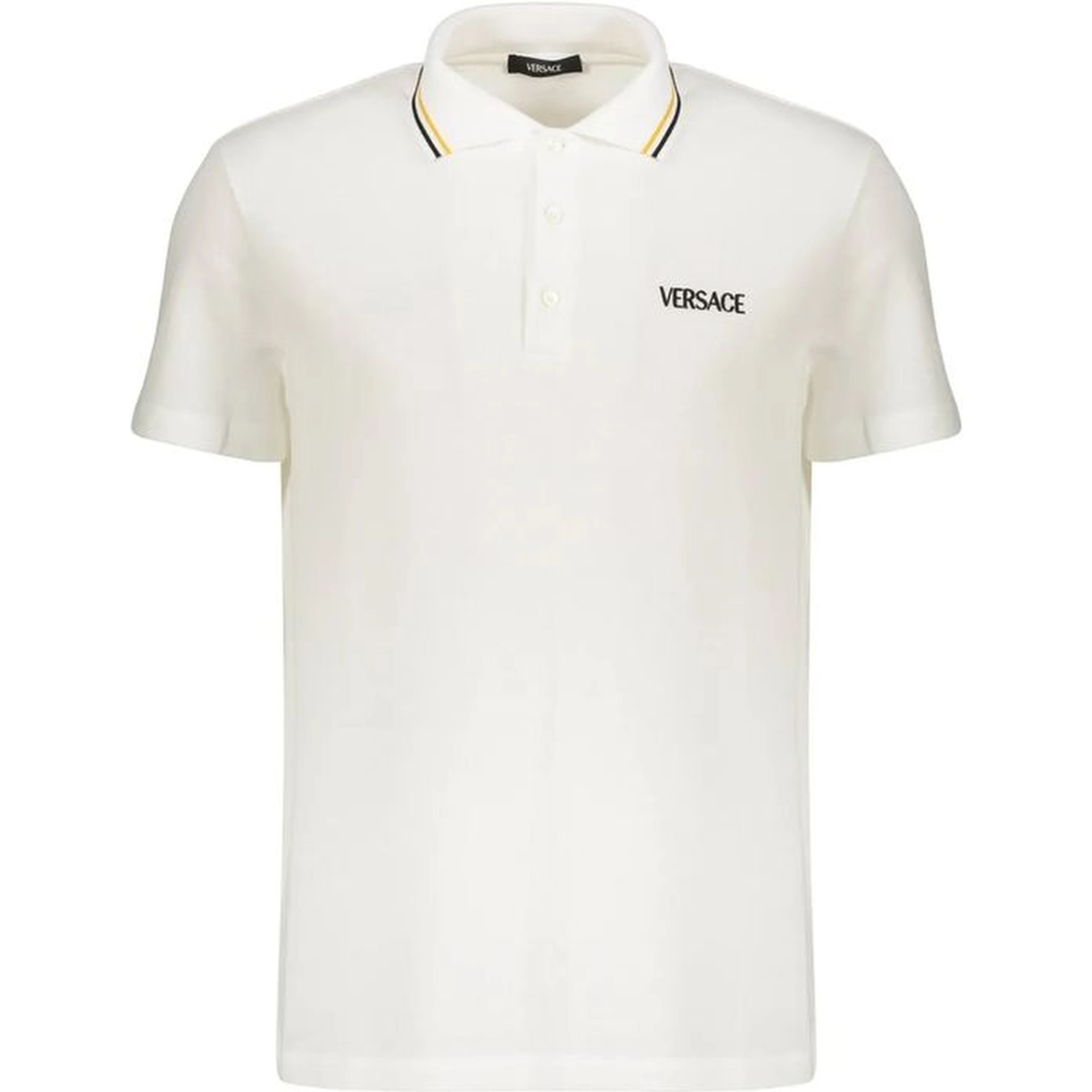 White Cotton Polo Shirt