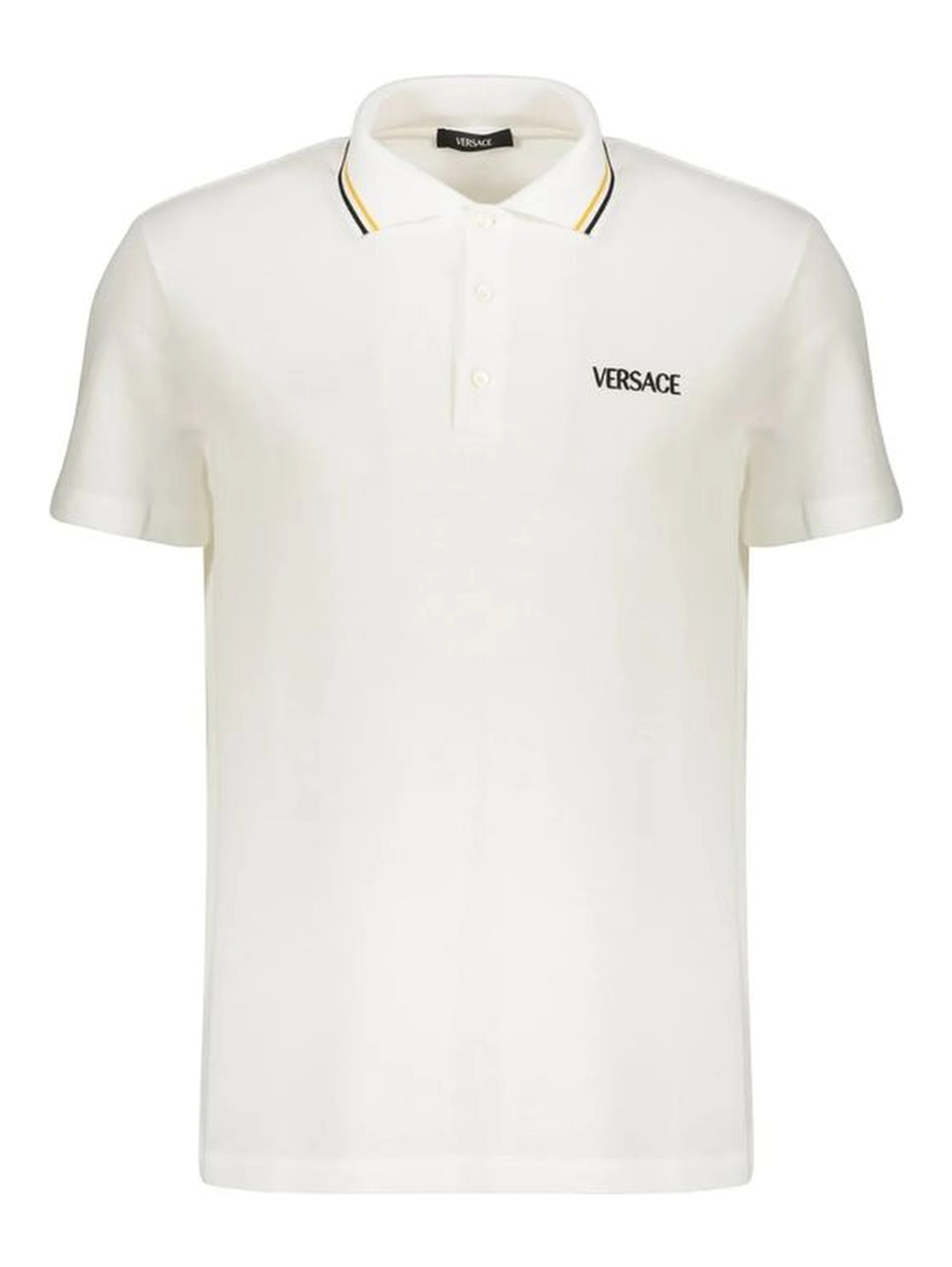 White Cotton Polo Shirt