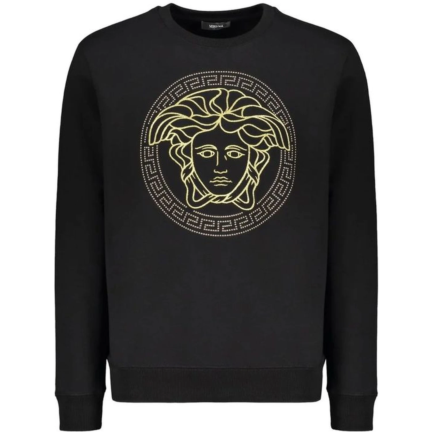 Black Cotton Sweatshirt
