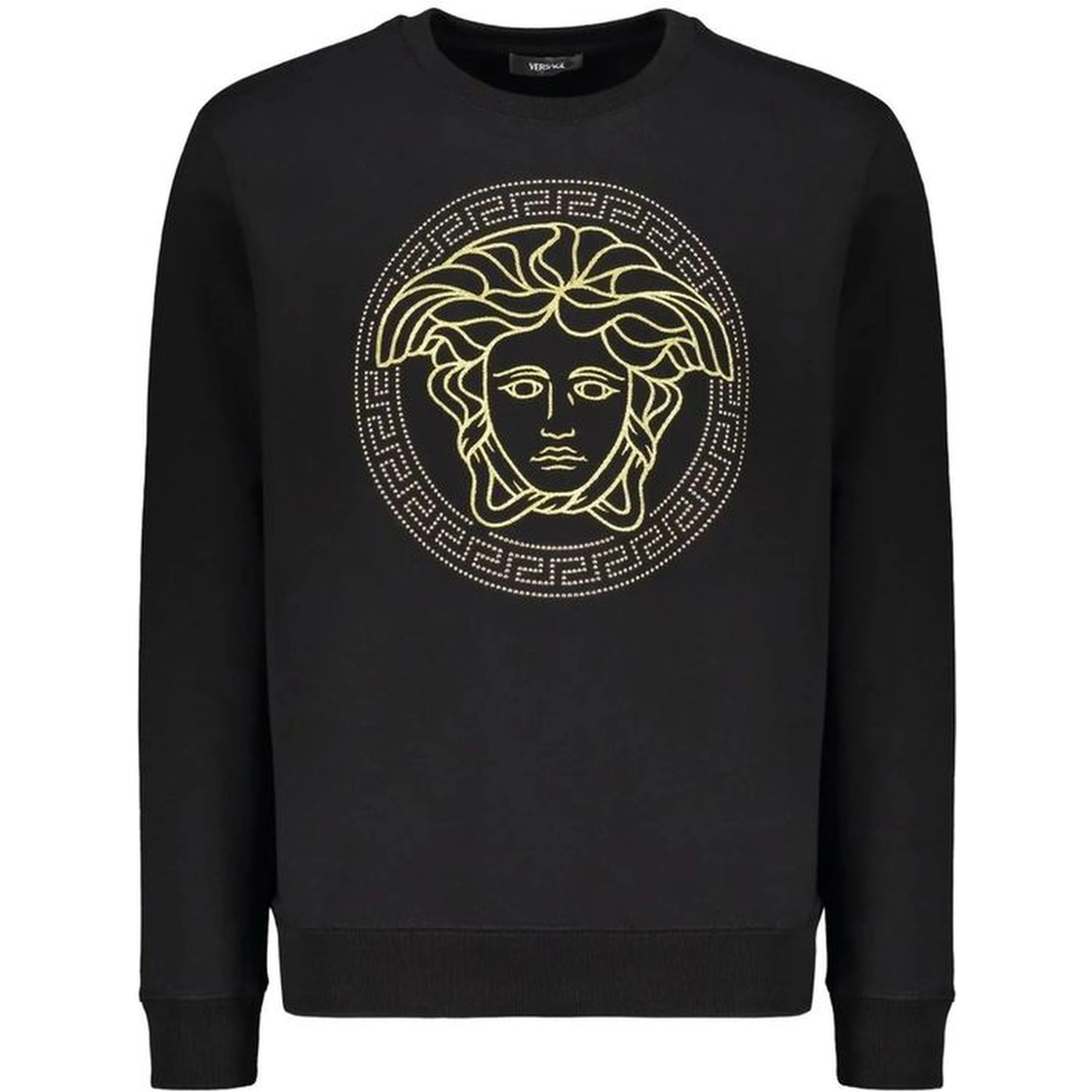 Black Cotton Sweatshirt