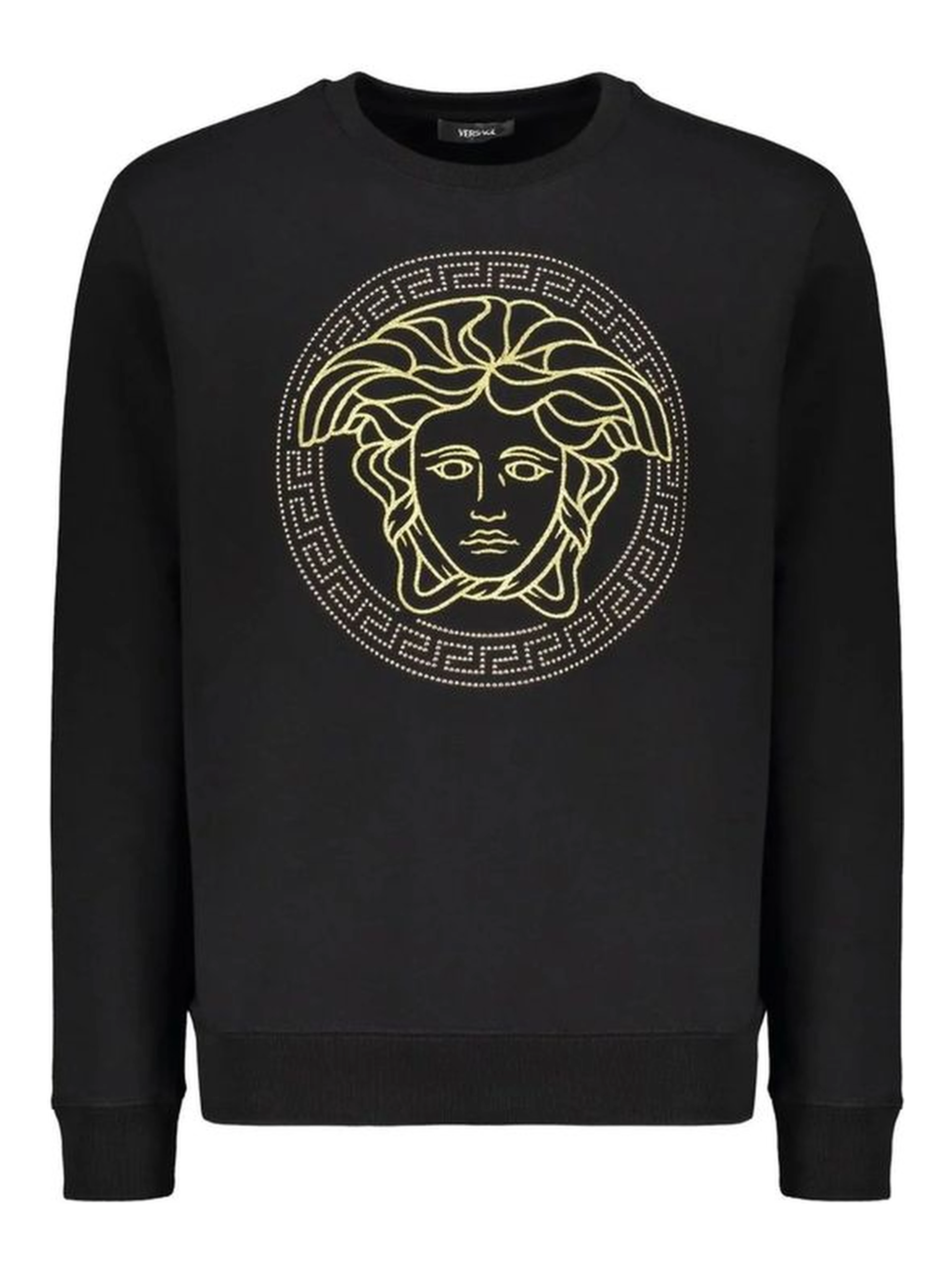 Black Cotton Sweatshirt