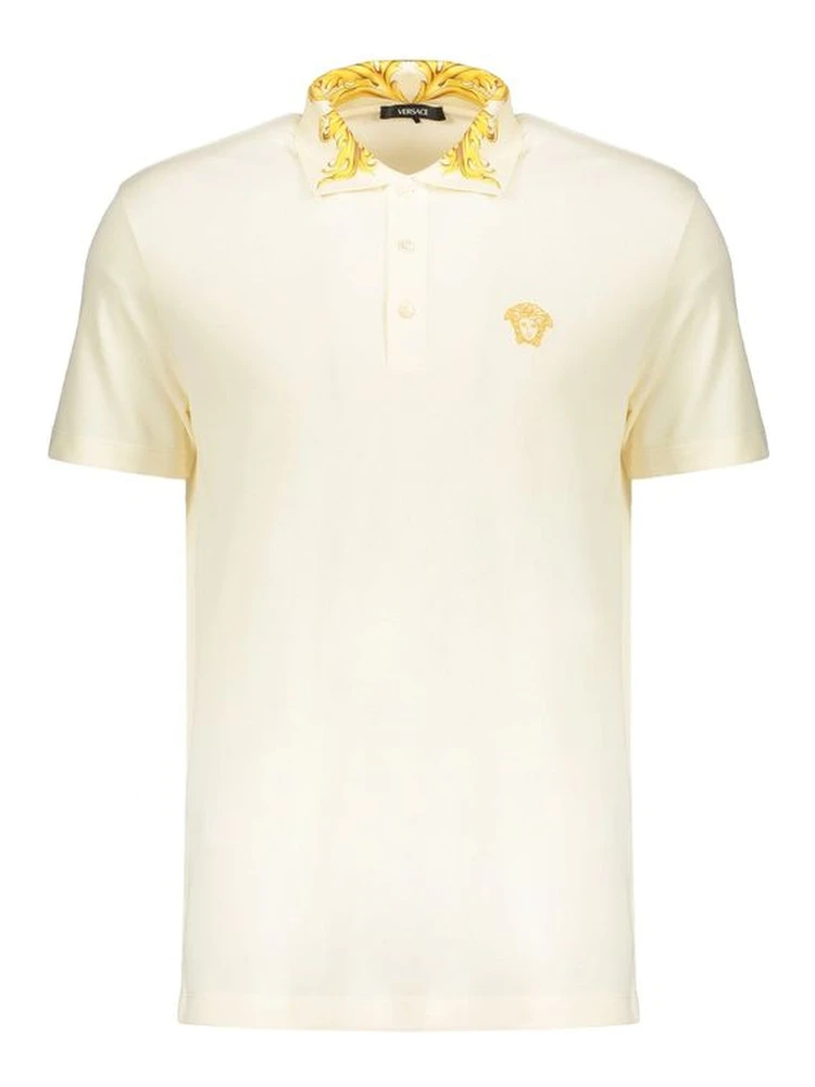 Bicolor Cotton Polo Shirt