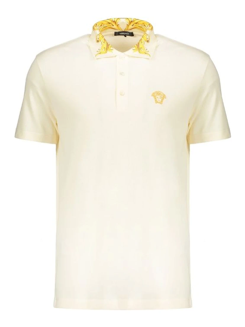 Bicolor Cotton Polo Shirt