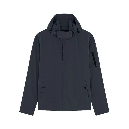 Gray Nylon Shell Jacket