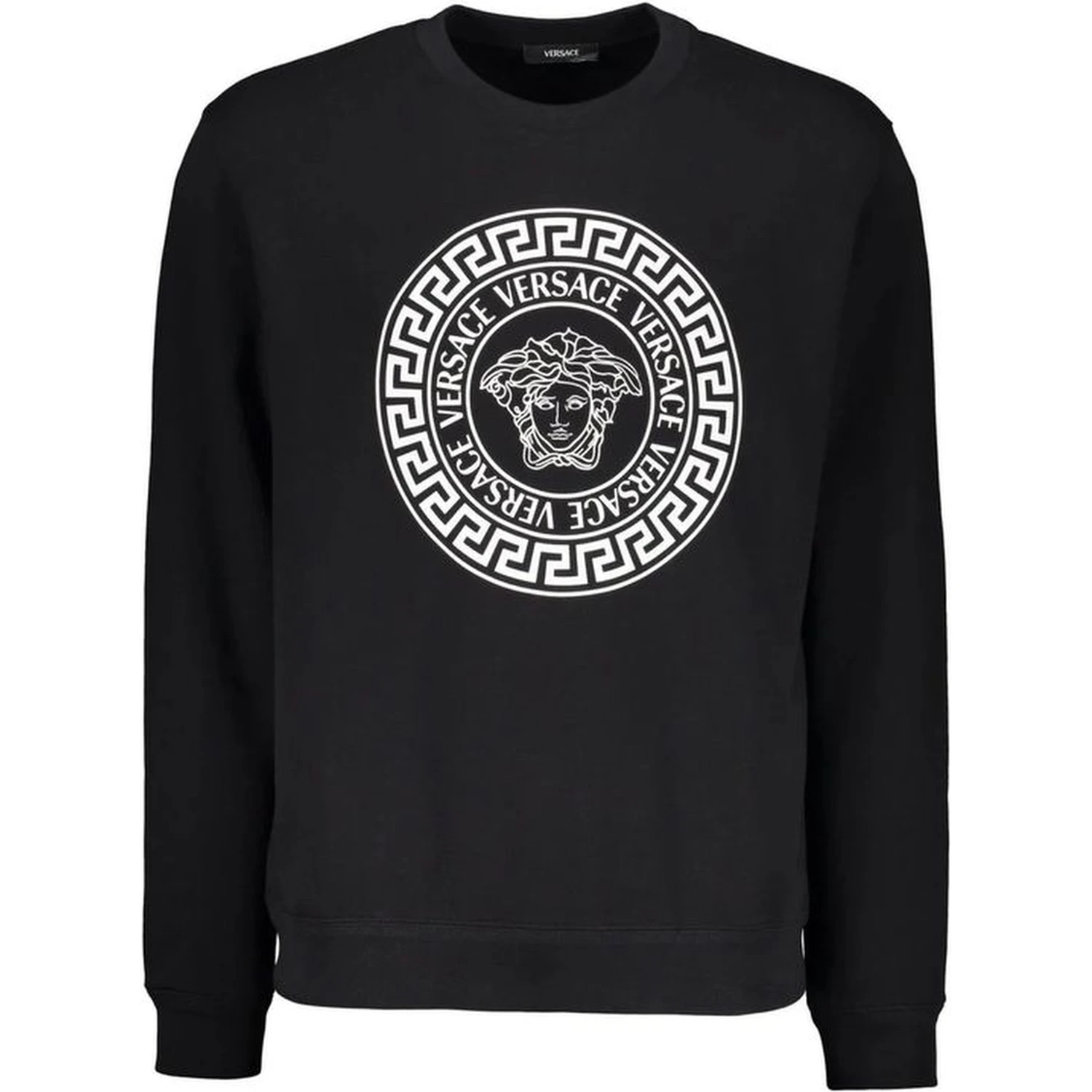 Black Cotton Sweatshirt