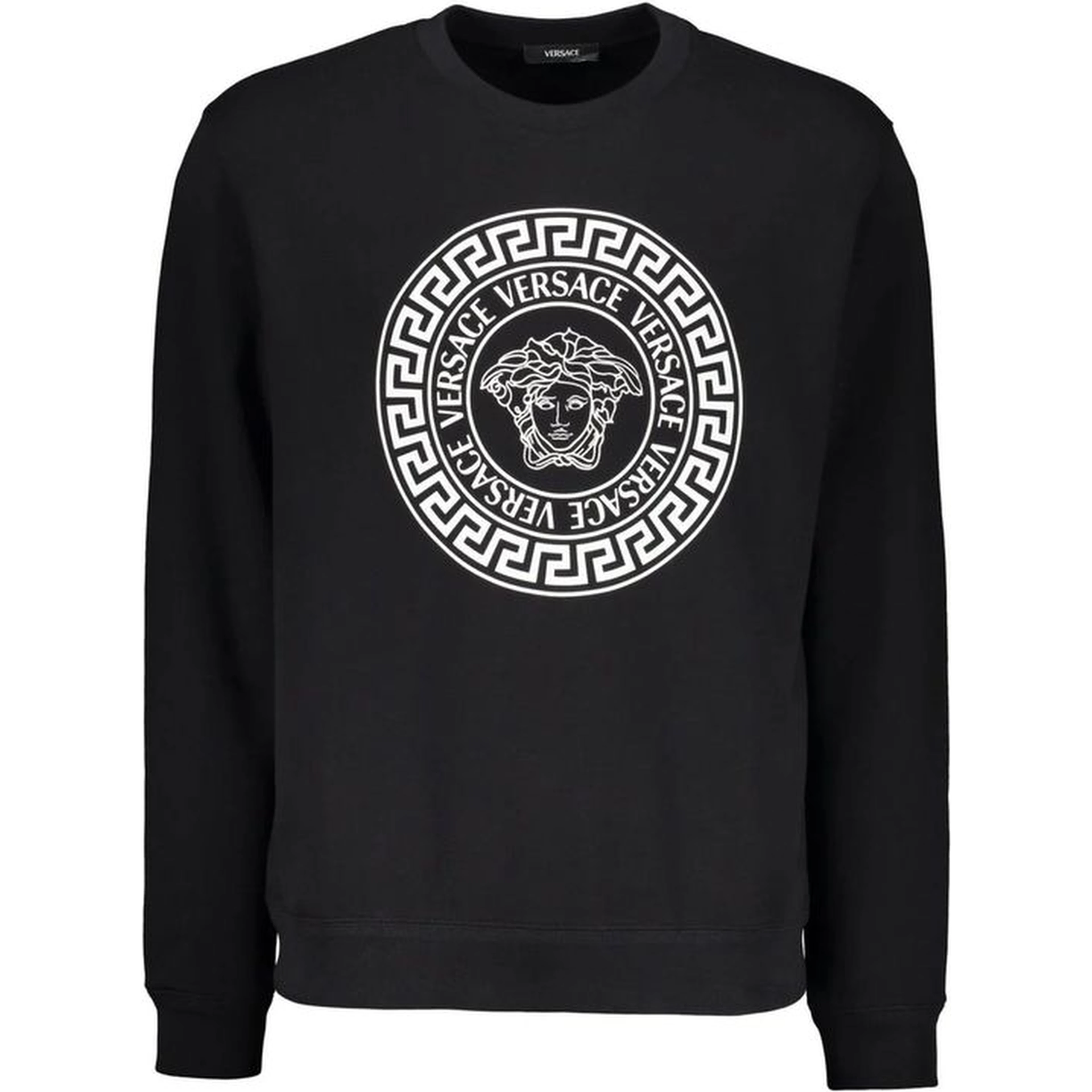 Black Cotton Sweatshirt
