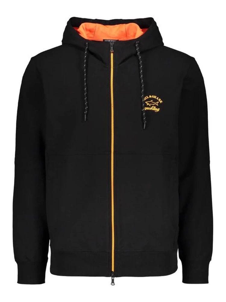 Black Cotton Sweatshirt