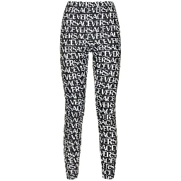 Black Elastane Leggings