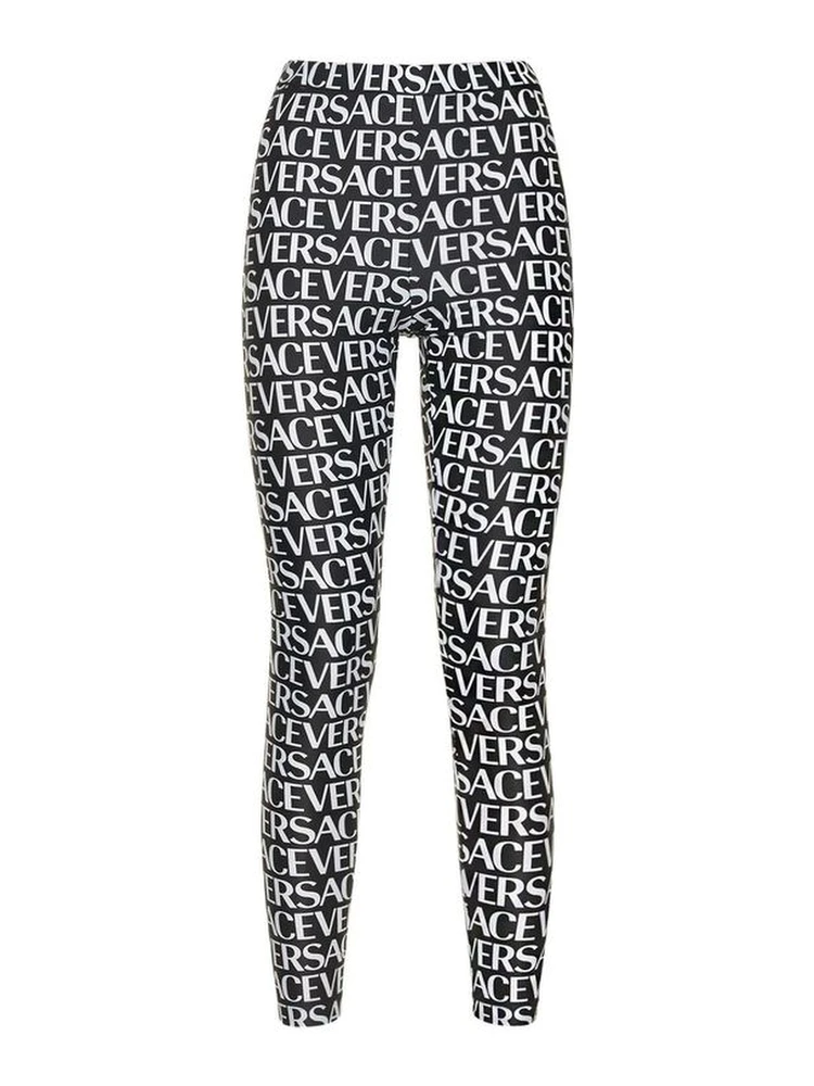 Black Elastane Leggings