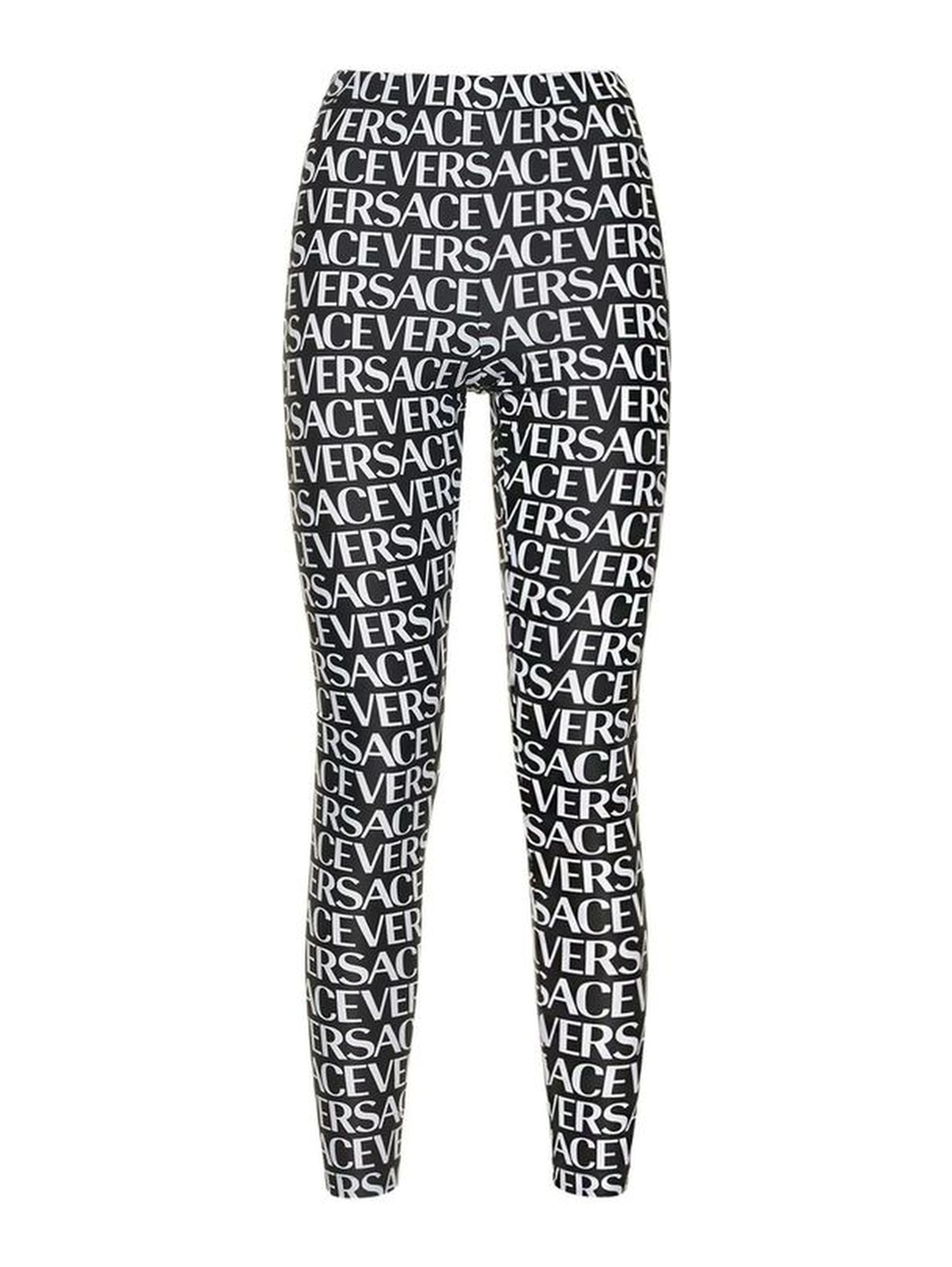 Black Elastane Leggings